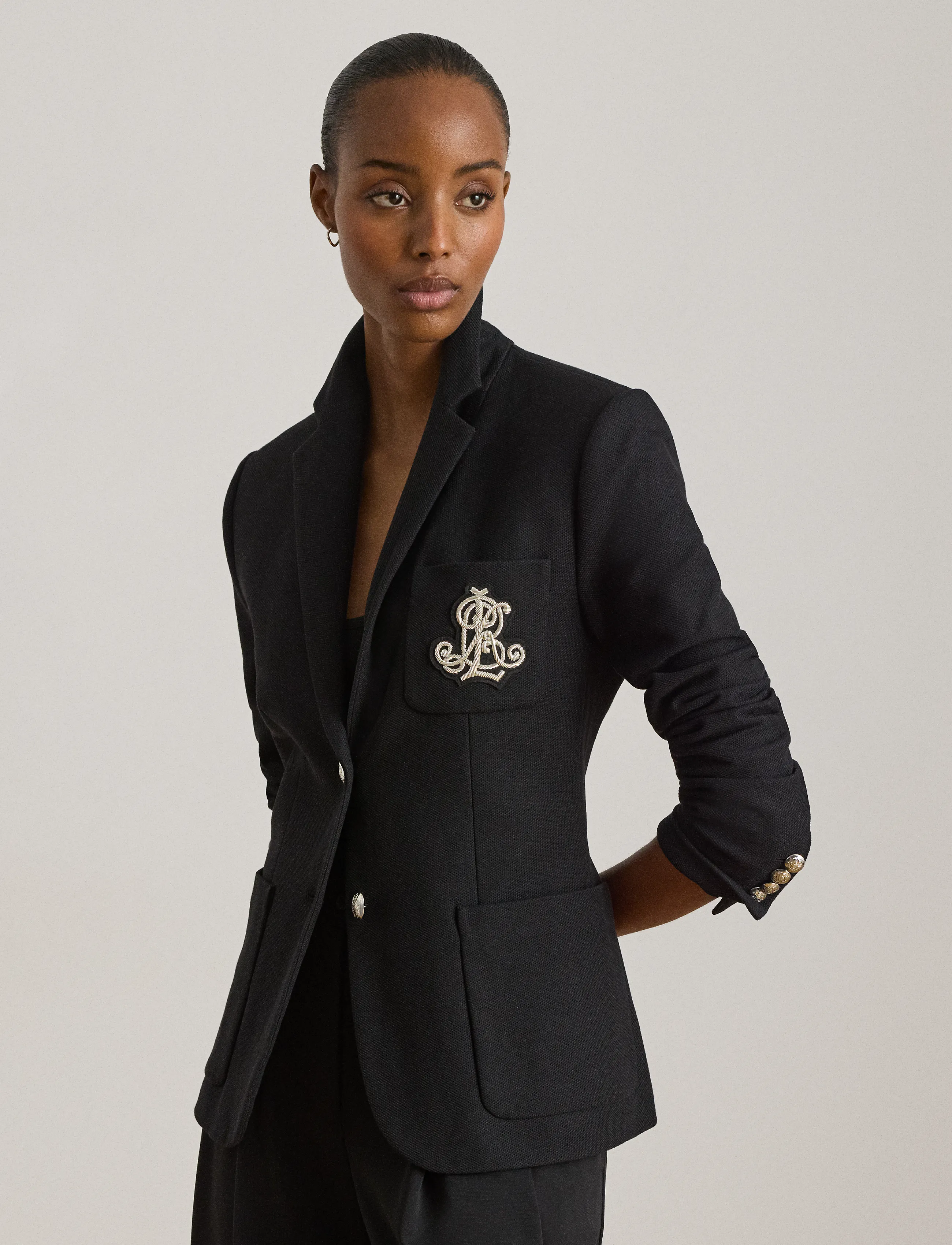 Lauren Ralph Lauren - Bullion Jacquardkavaj - enkelknäppta kavajer - polo black - 1