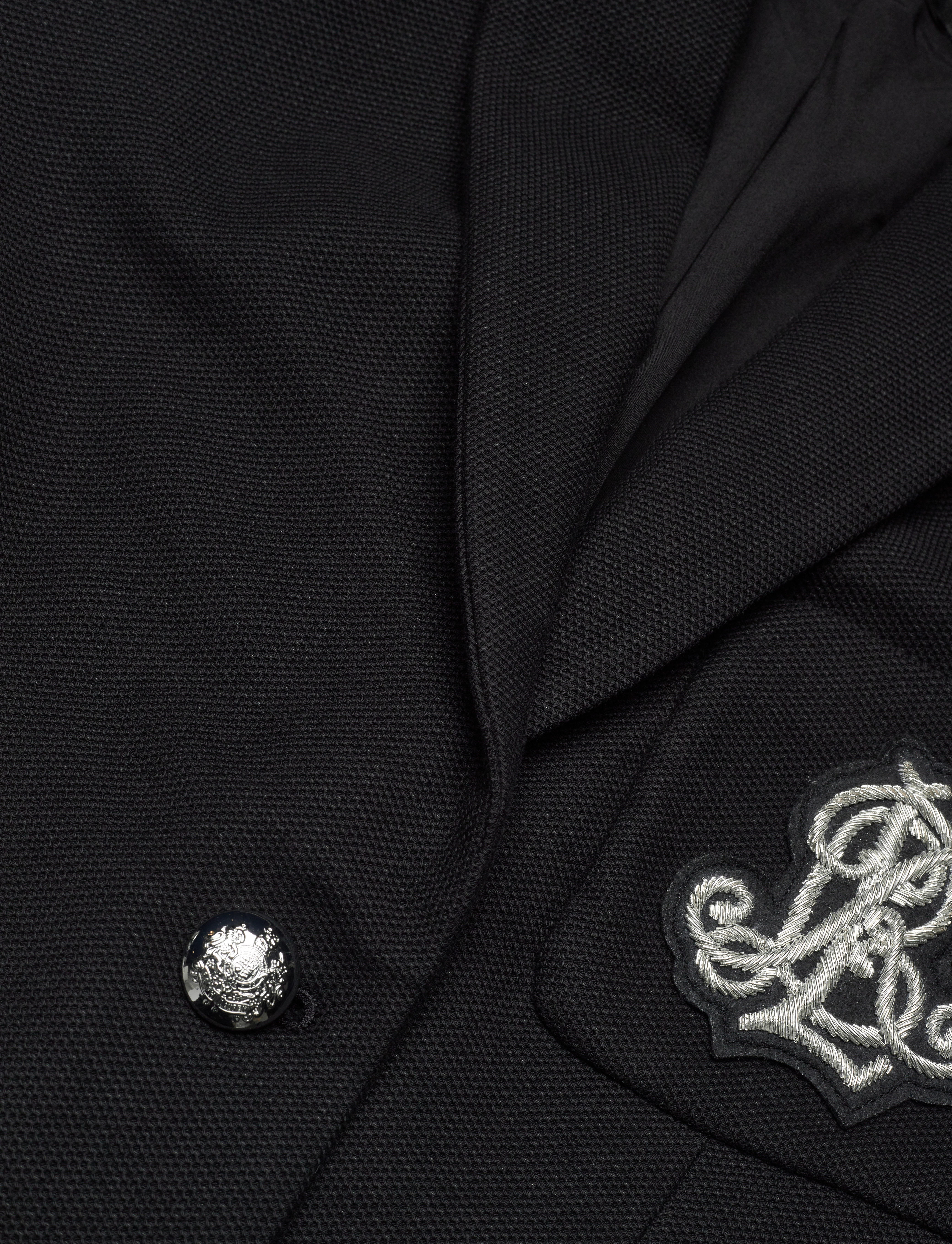 Lauren Ralph Lauren - Bullion Jacquard Blazer - enkelknäppta kavajer - polo black - 3