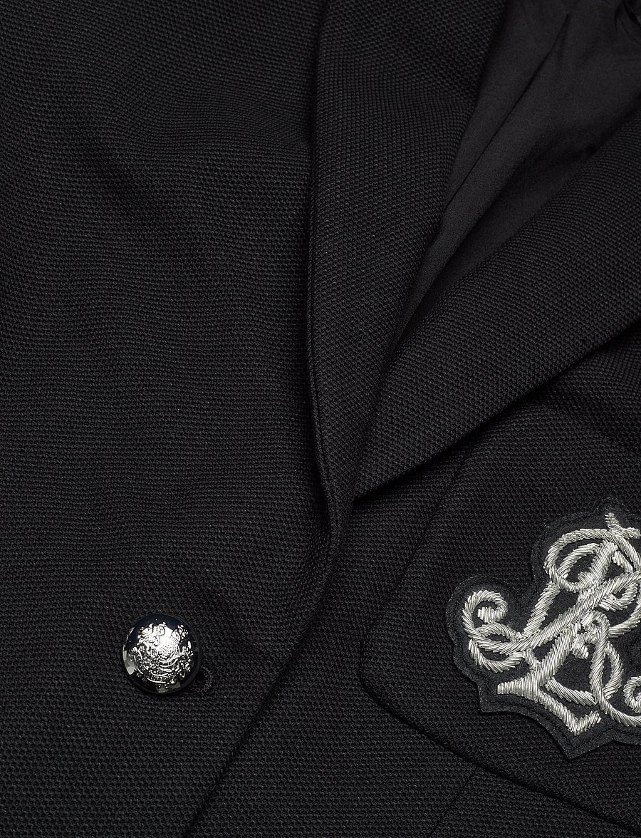 Lauren Ralph Lauren - Bullion Jacquard Blazer - enkeltradede blazere - polo black - 3
