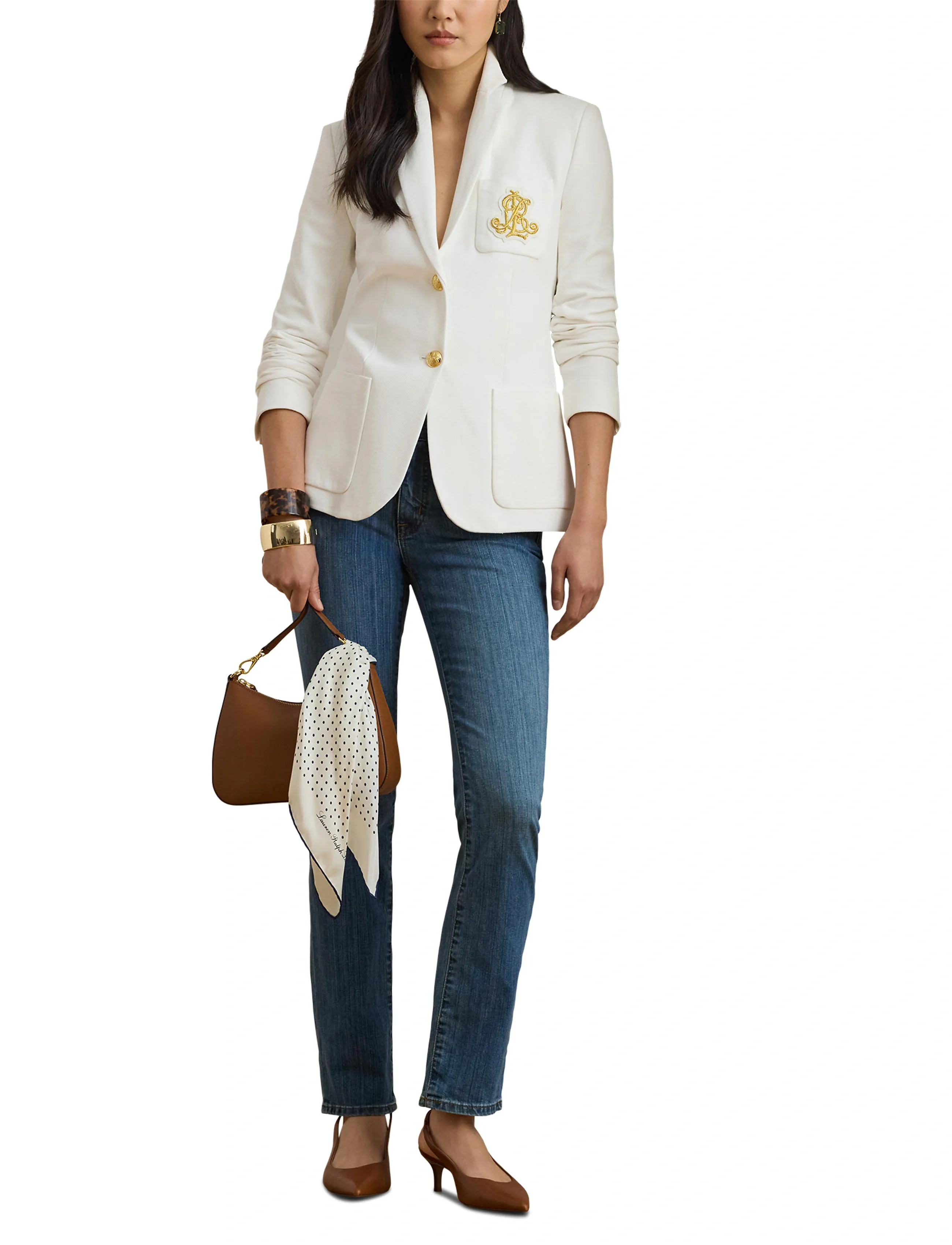 Lauren Ralph Lauren Bullion Jacquard Blazer dam – bild 7