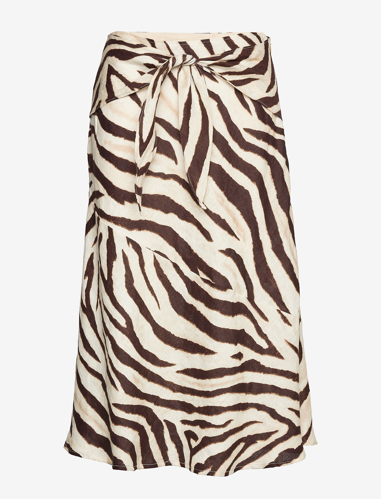 Lauren Ralph Lauren - LINEN-SKIRT - dk brown - 0