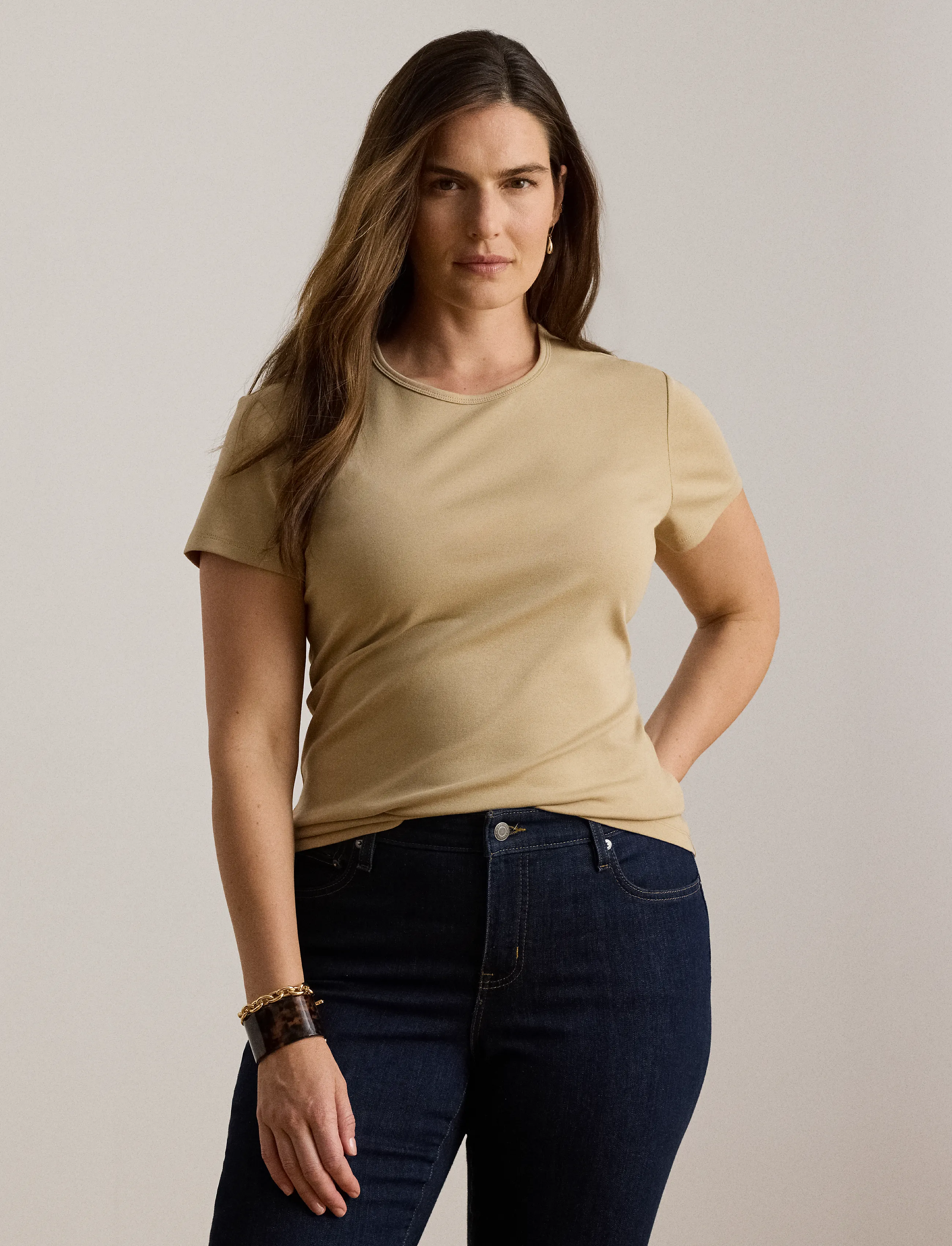 Lauren Ralph Lauren Stretch Cotton Tee blusar dam – bild 7