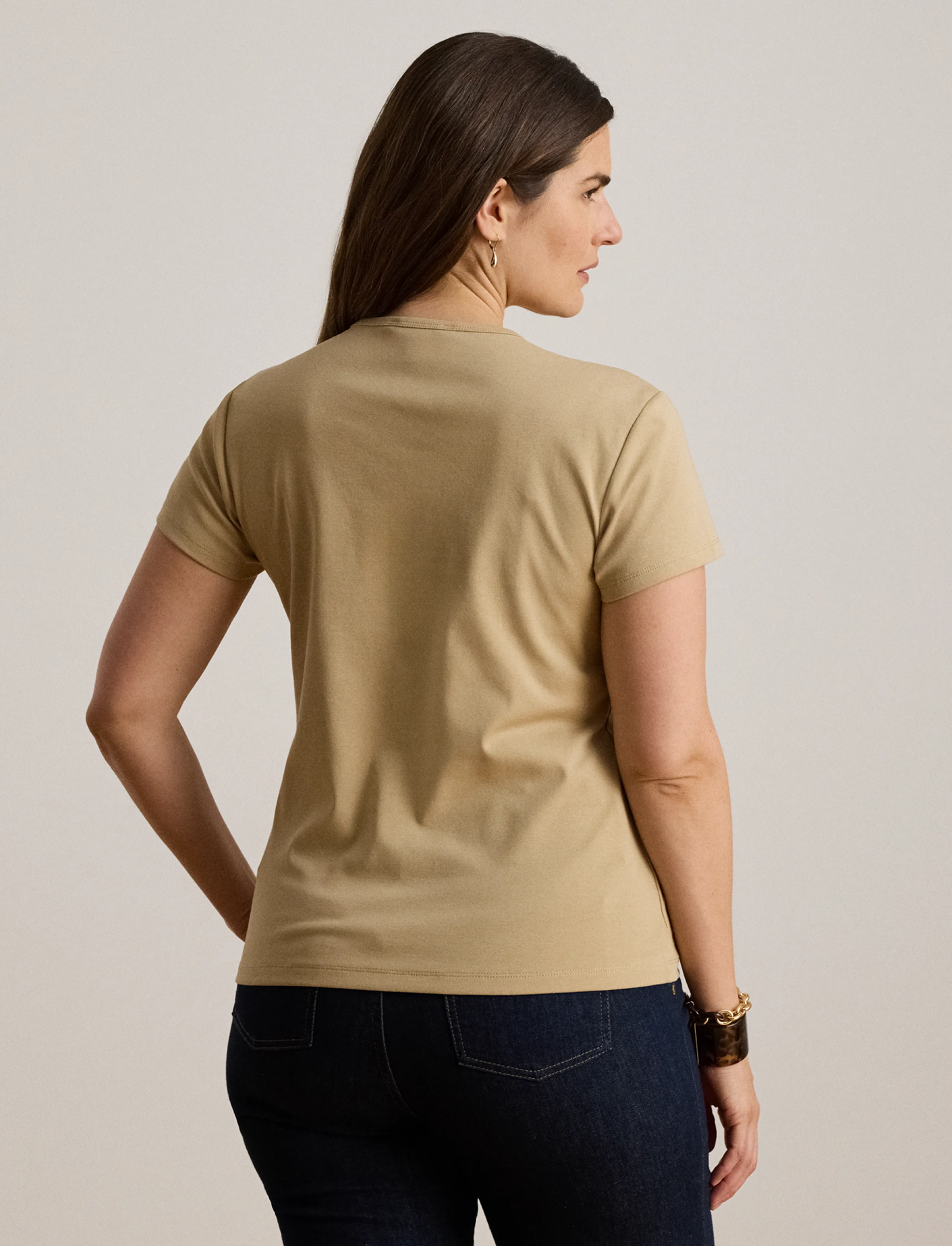 Lauren Ralph Lauren Stretch Cotton Tee blusar dam – bild 8