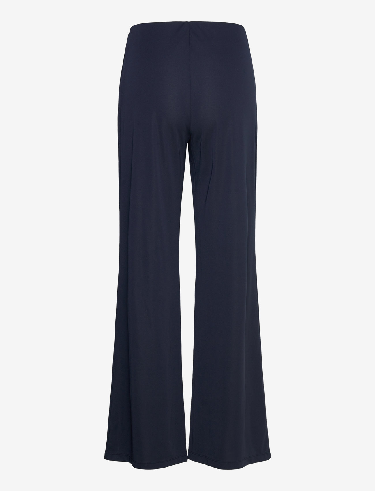 Lauren Ralph Lauren - Stretch Jersey Wide-Leg Pant - vida byxor - lauren navy - 2