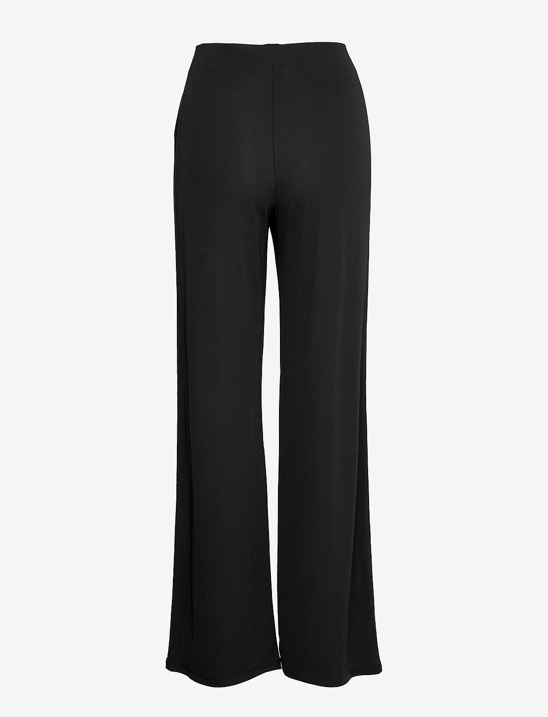 Lauren Ralph Lauren - Stretch Jersey Wide-Leg Pant - vida byxor - polo black - 2