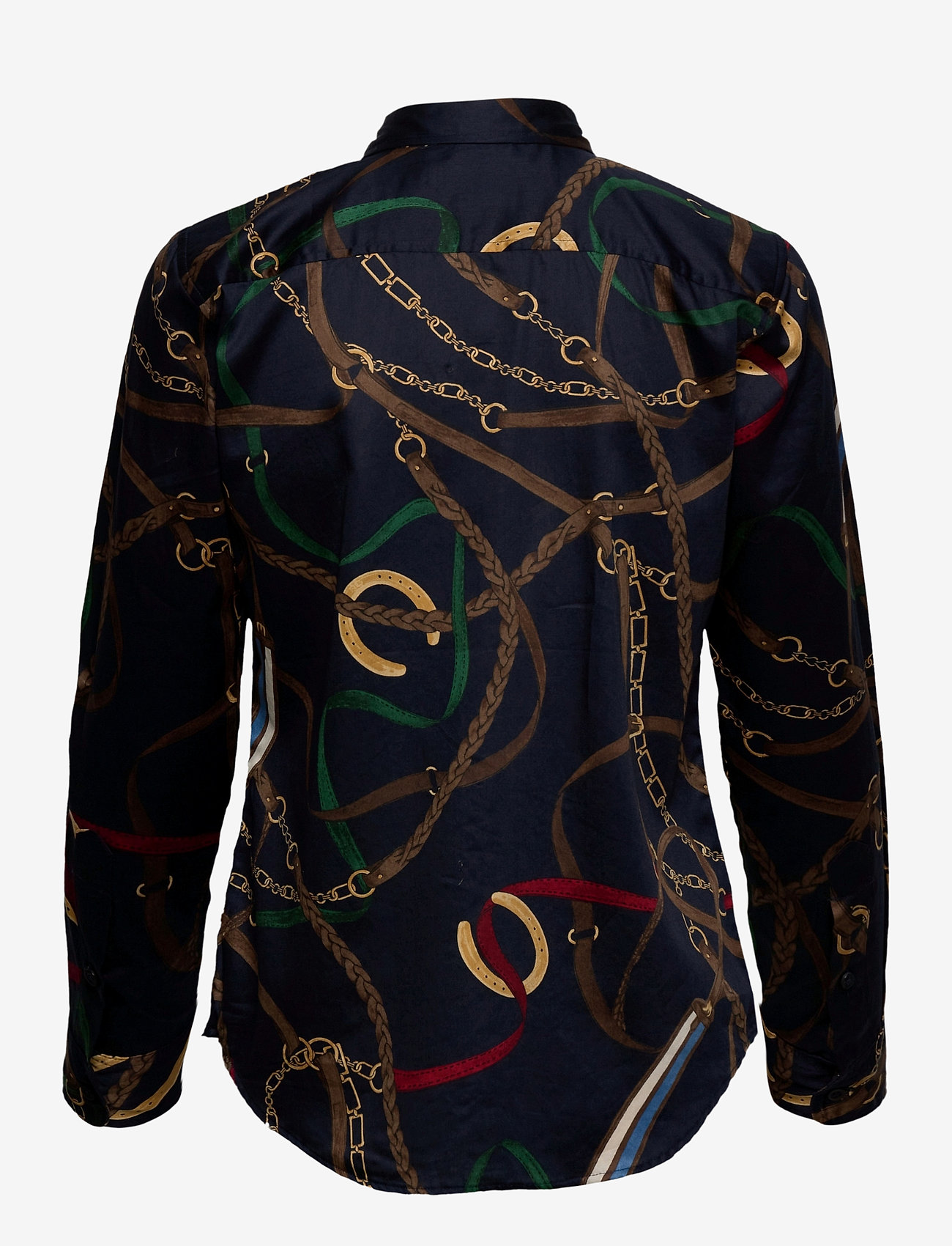 Lauren Ralph Lauren - SILKY COTTON SATEEN-SHIRT - lauren navy multi - 1
