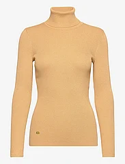 Lauren Ralph Lauren - Ribbed Turtleneck Sweater - pulls à col roulé - luxe gold lurex - 0