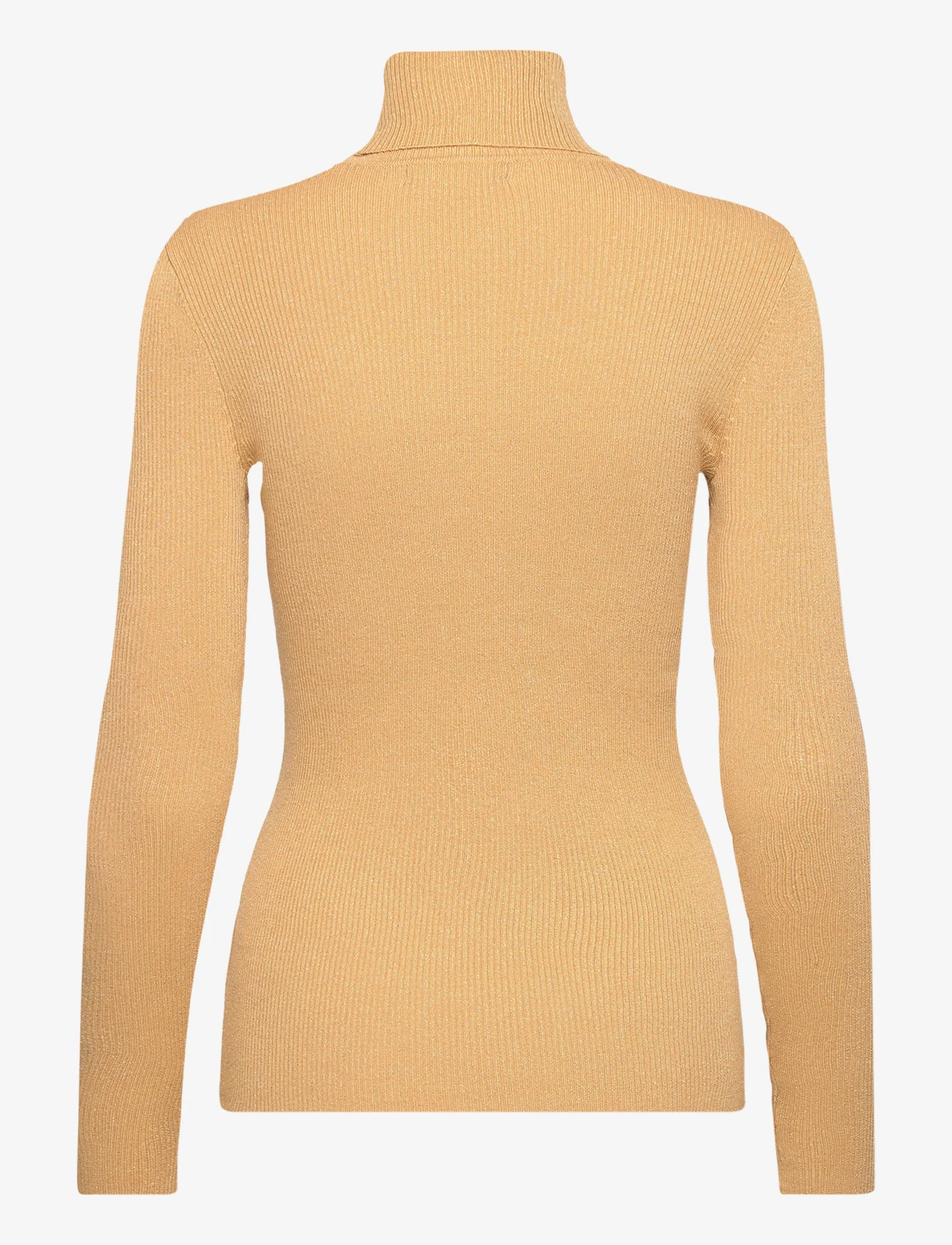 Lauren Ralph Lauren - Ribbed Turtleneck Sweater - pulls à col roulé - luxe gold lurex - 1