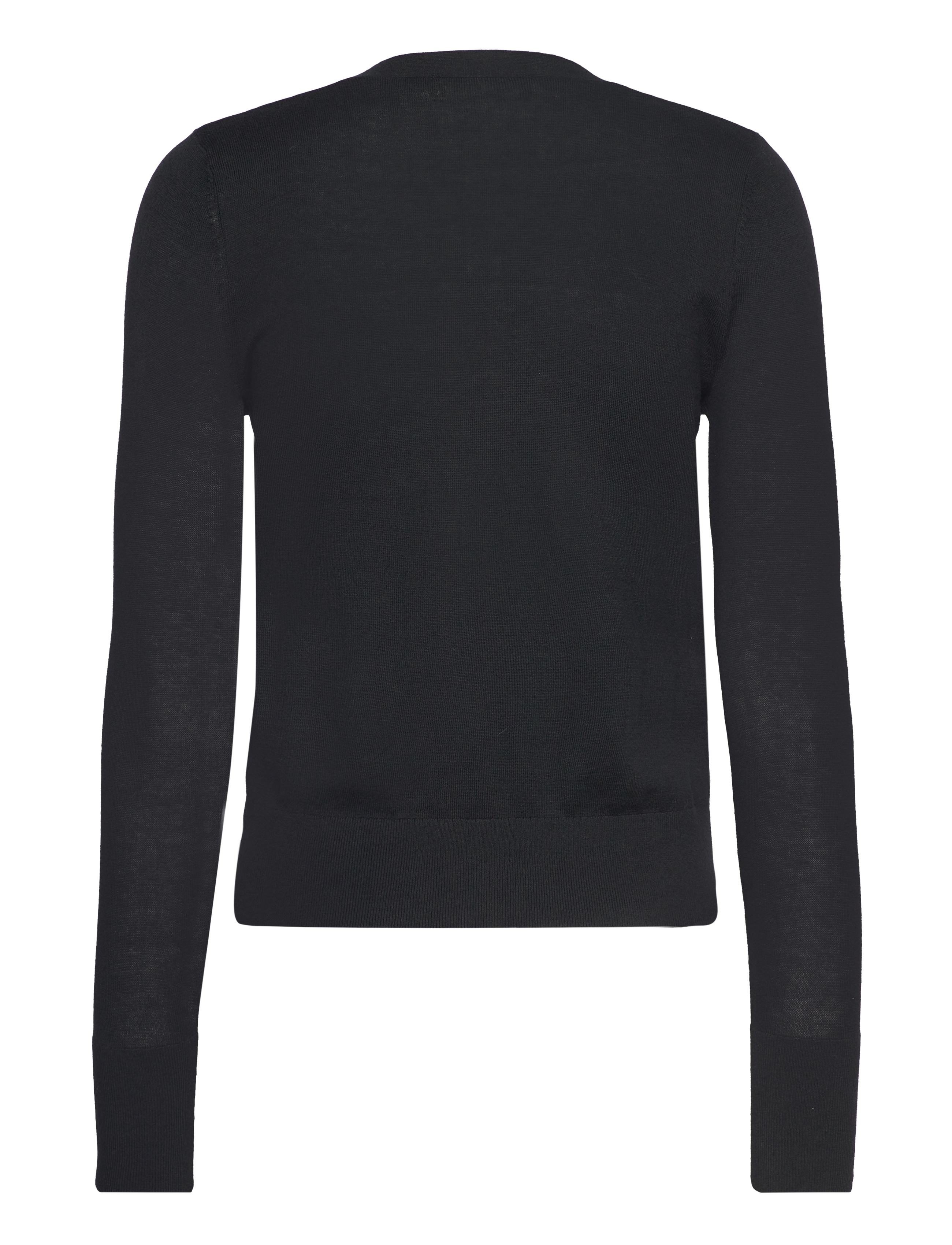 Lauren Ralph Lauren - COTTON MODAL-LS VN CARDIGAN - polo black - 1