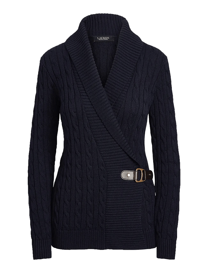 Lauren Ralph Lauren Gassed Cotton-ls Shawl Collar P/o (RAF200808258) Cardigans