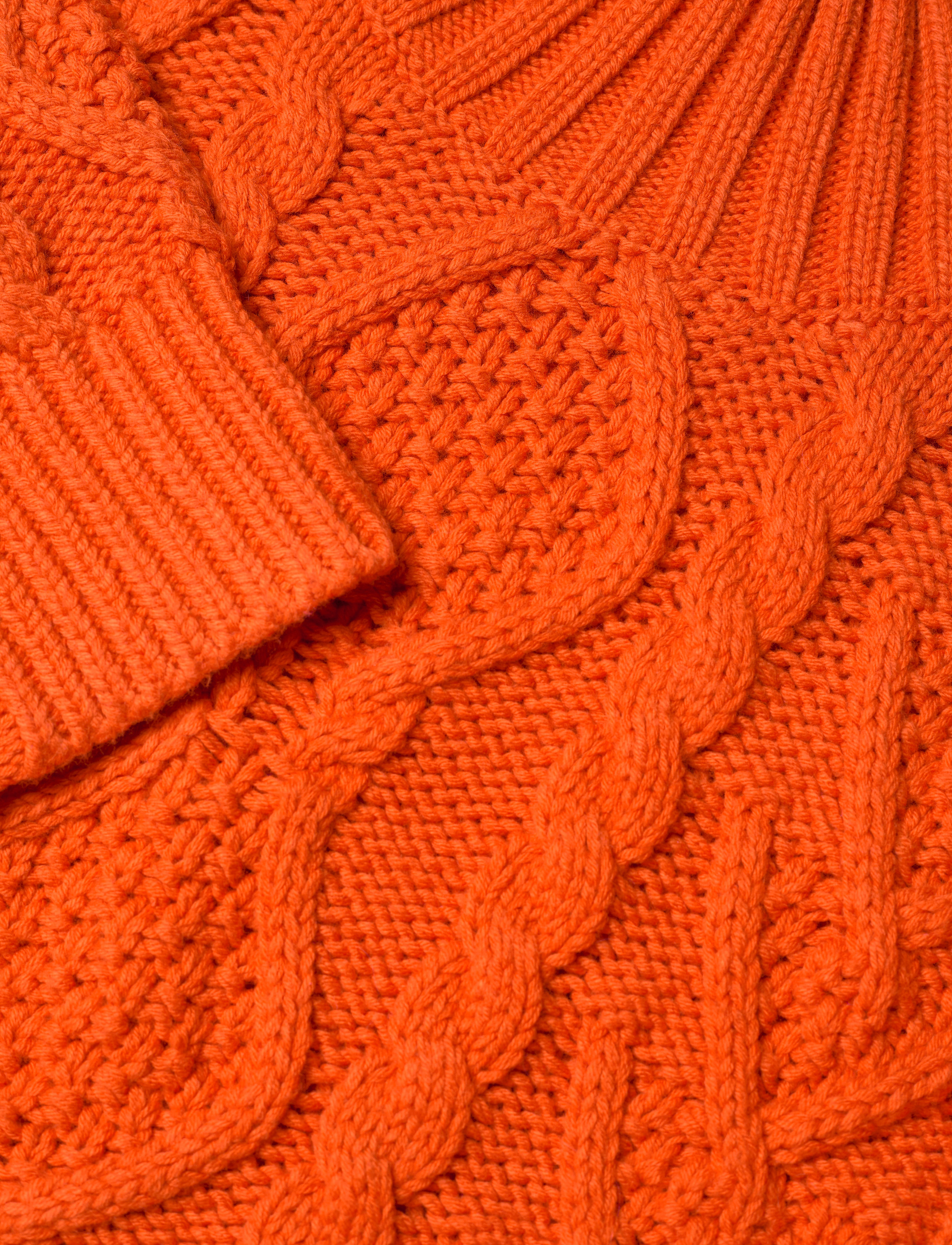 Lauren Ralph Lauren - COTTON ACRYLIC-LS MOCK NECK - dusk orange - 3