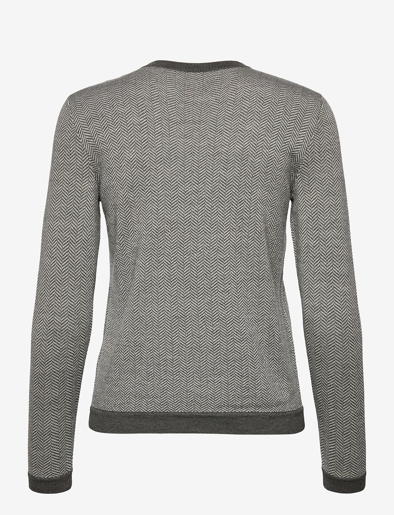 Lauren Ralph Lauren - MERINO WOOL-LSL-PLO - grey multi - 1