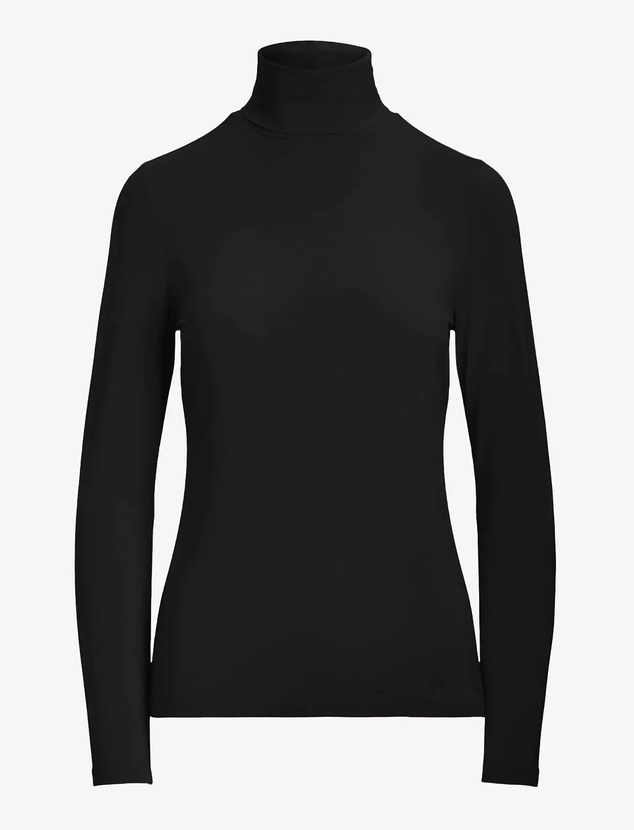 Lauren Ralph Lauren - Stretch Jersey Turtleneck - rullekraver - polo black - 1