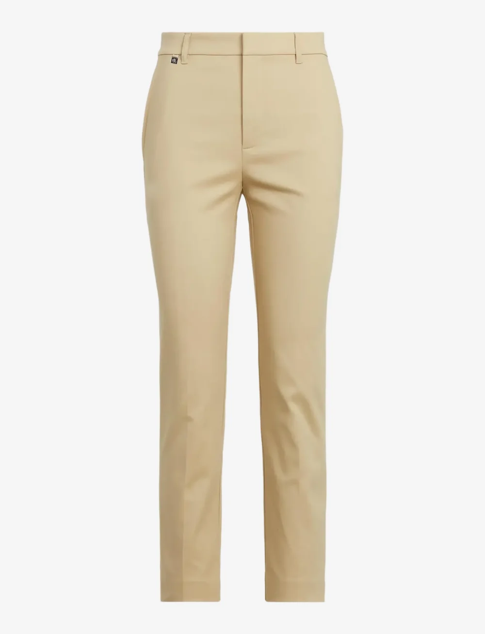 Lauren Ralph Lauren - Double-Faced Stretch Cotton Pant - slim fit bukser - birch tan - 1