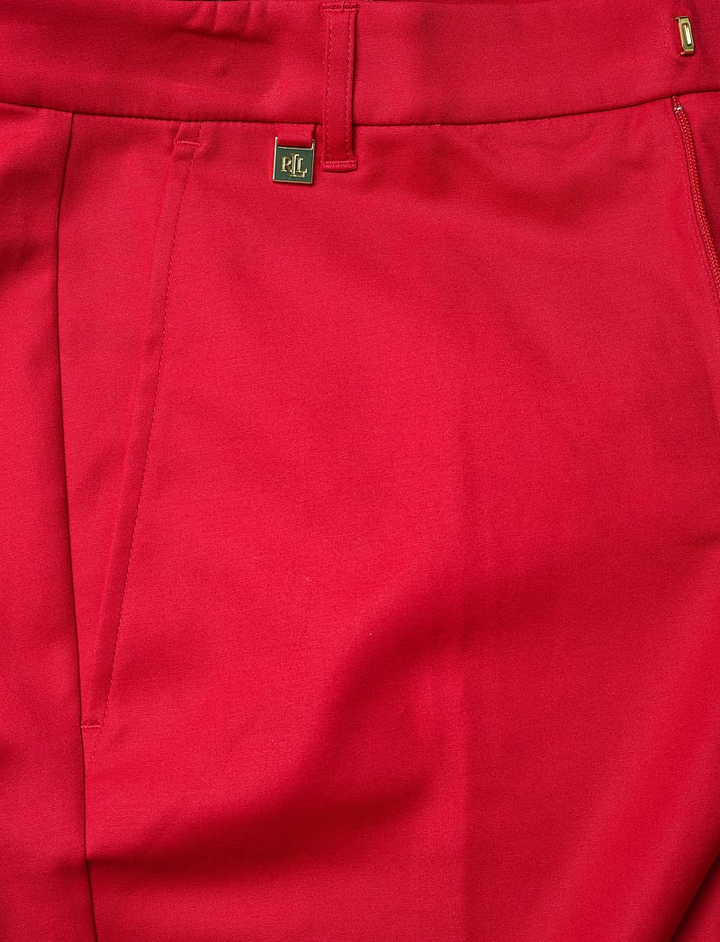 Lauren Ralph Lauren - Double-Faced Stretch Cotton Pant - slim fit bukser - cruise red - 2