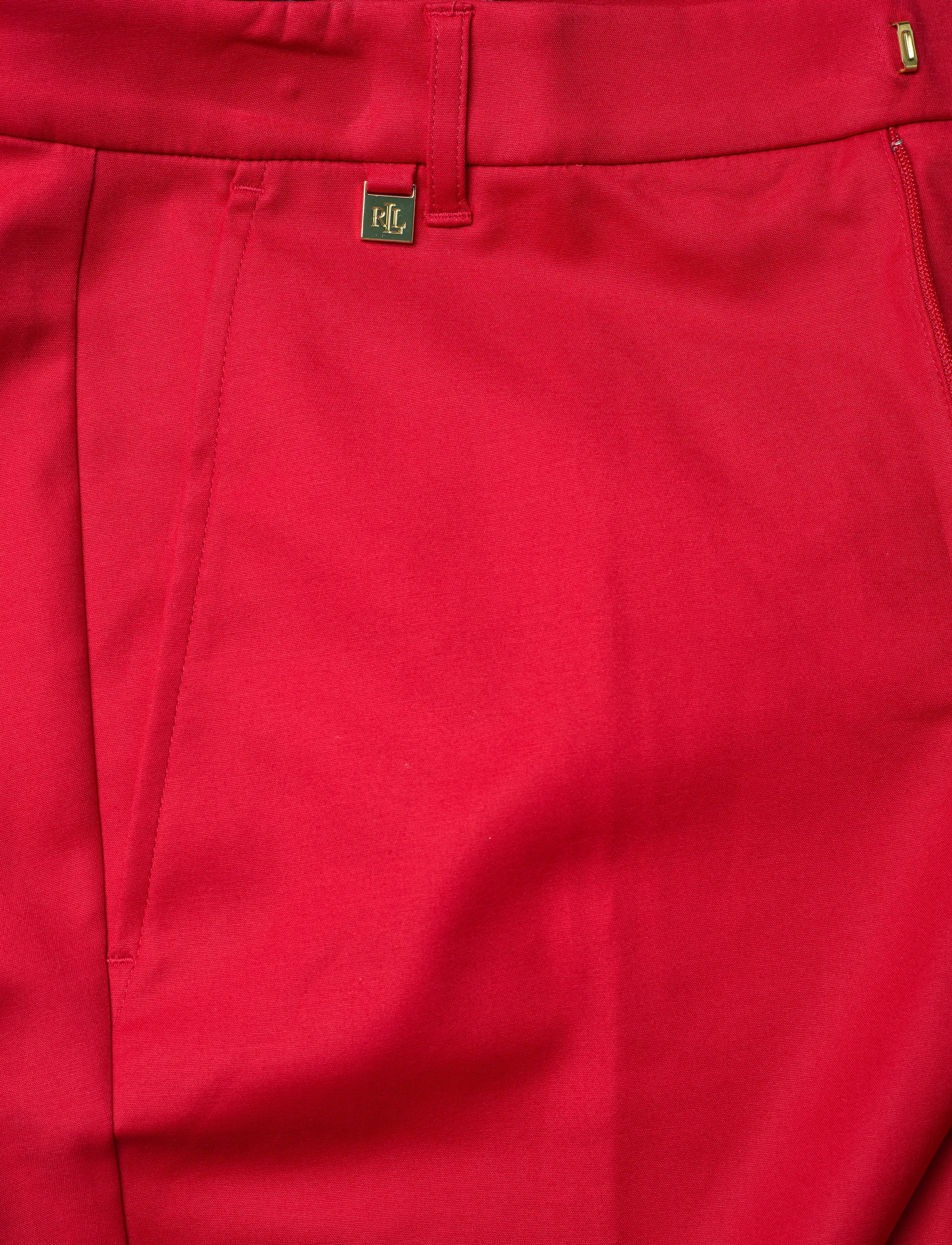 Lauren Ralph Lauren - STRETCH DBL CTN-PANT - slim fit trousers - cruise red - 2