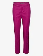 Double-Faced Stretch Cotton Pant - FUCHSIA BERRY
