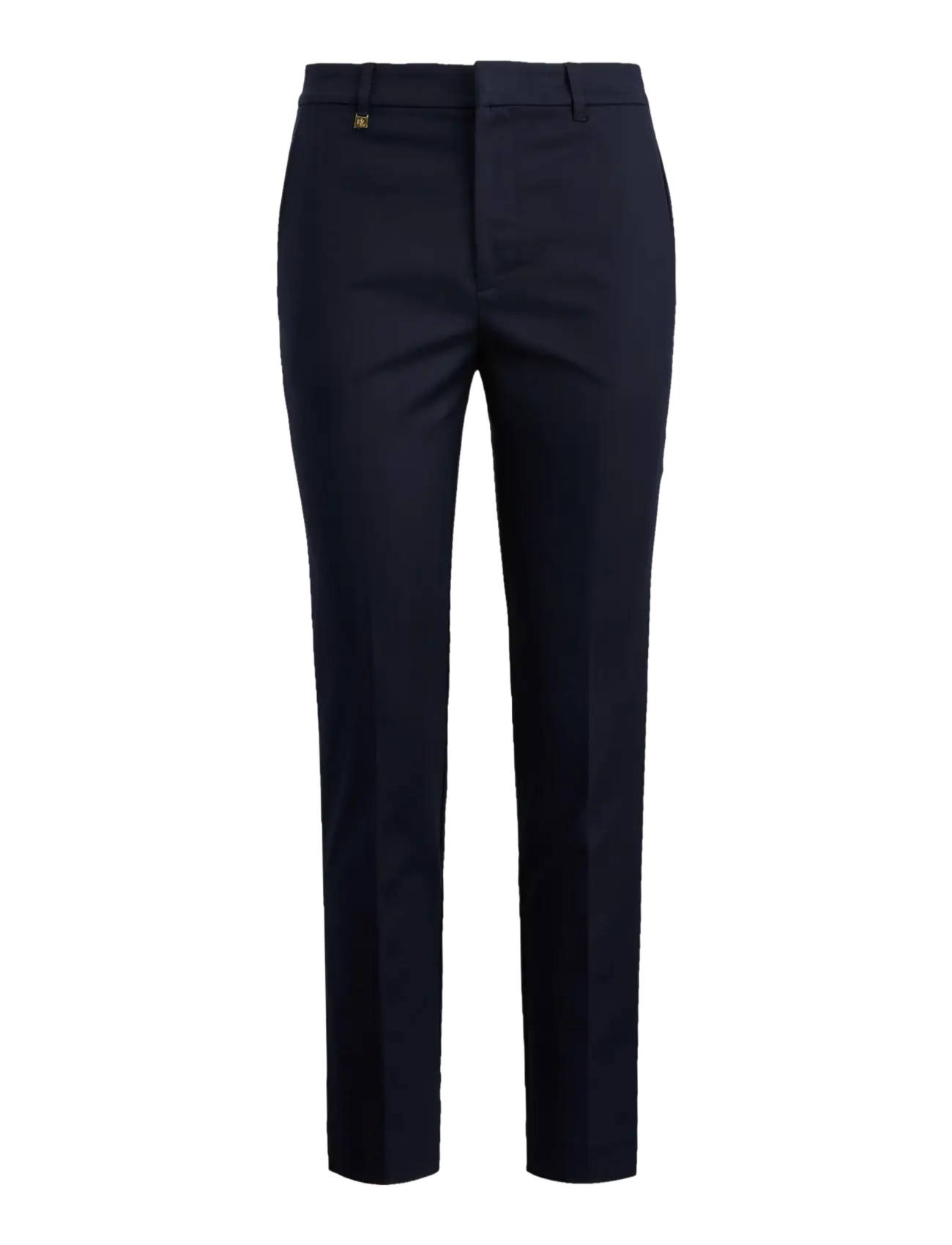 LAUREN RALPH LAUREN Double-Faced Stretch Baumwolle Hose Navy - 44 - Damen