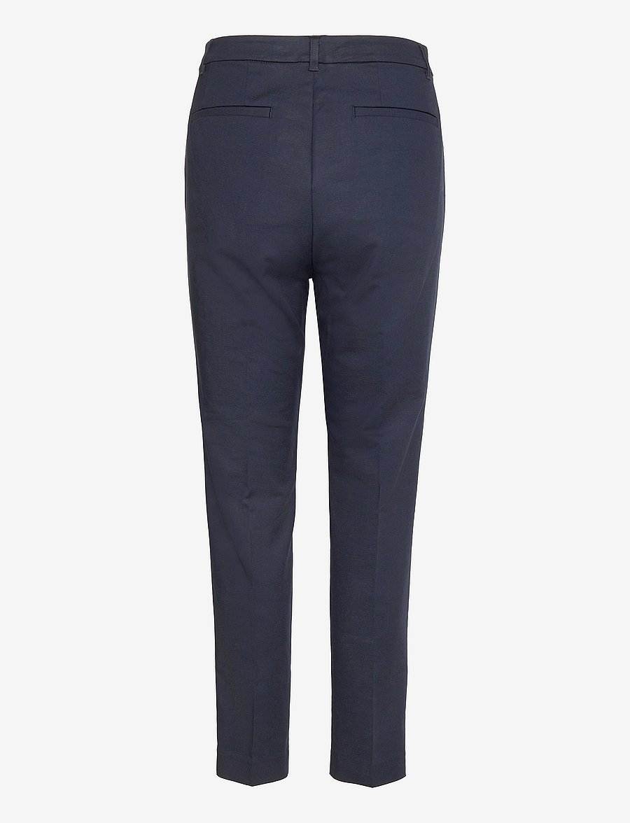 Lauren Ralph Lauren - Double-Faced Stretch Cotton Pant - aptemptos kelnės - lauren navy - 2