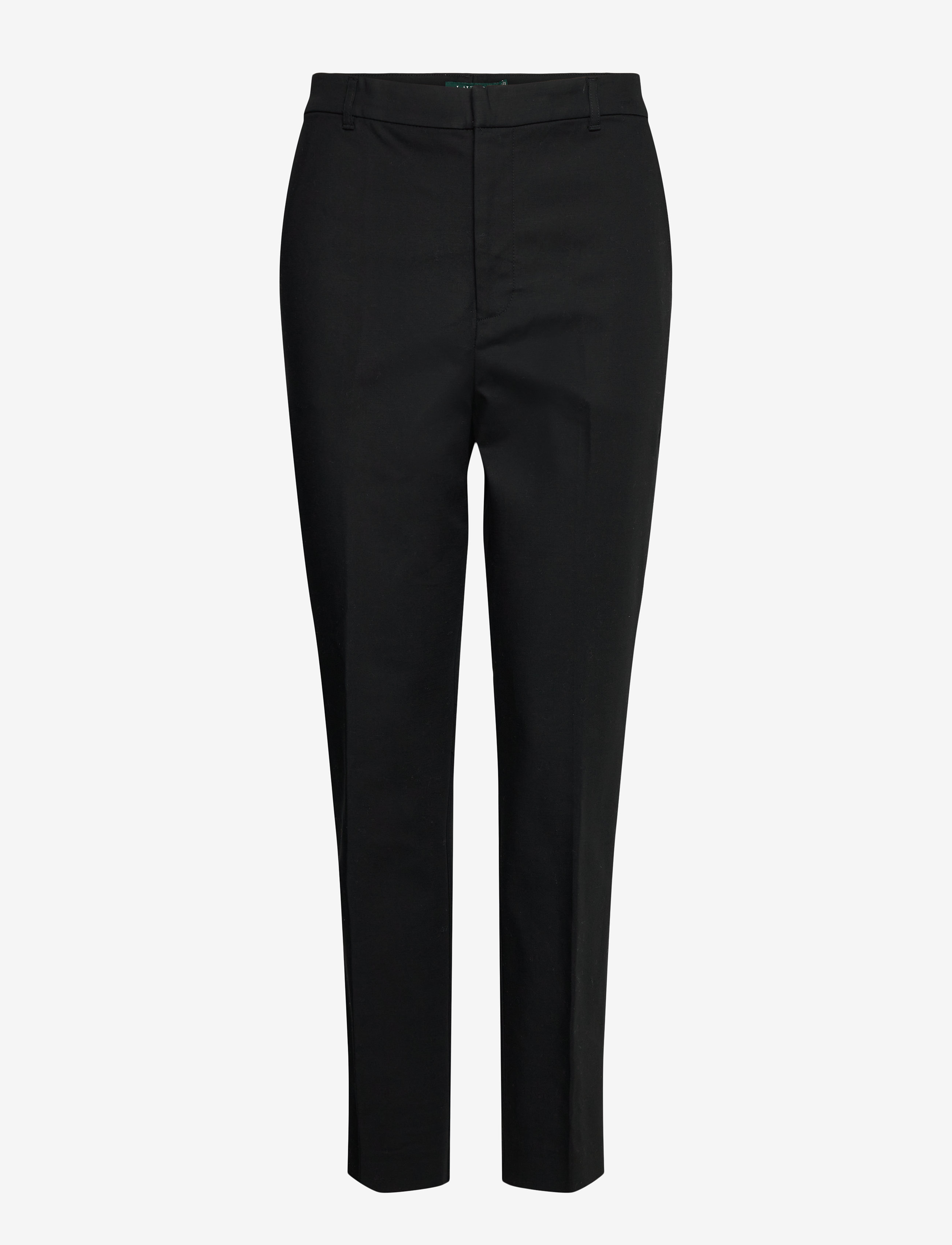 Double-Faced Stretch Cotton Pant - POLO BLACK