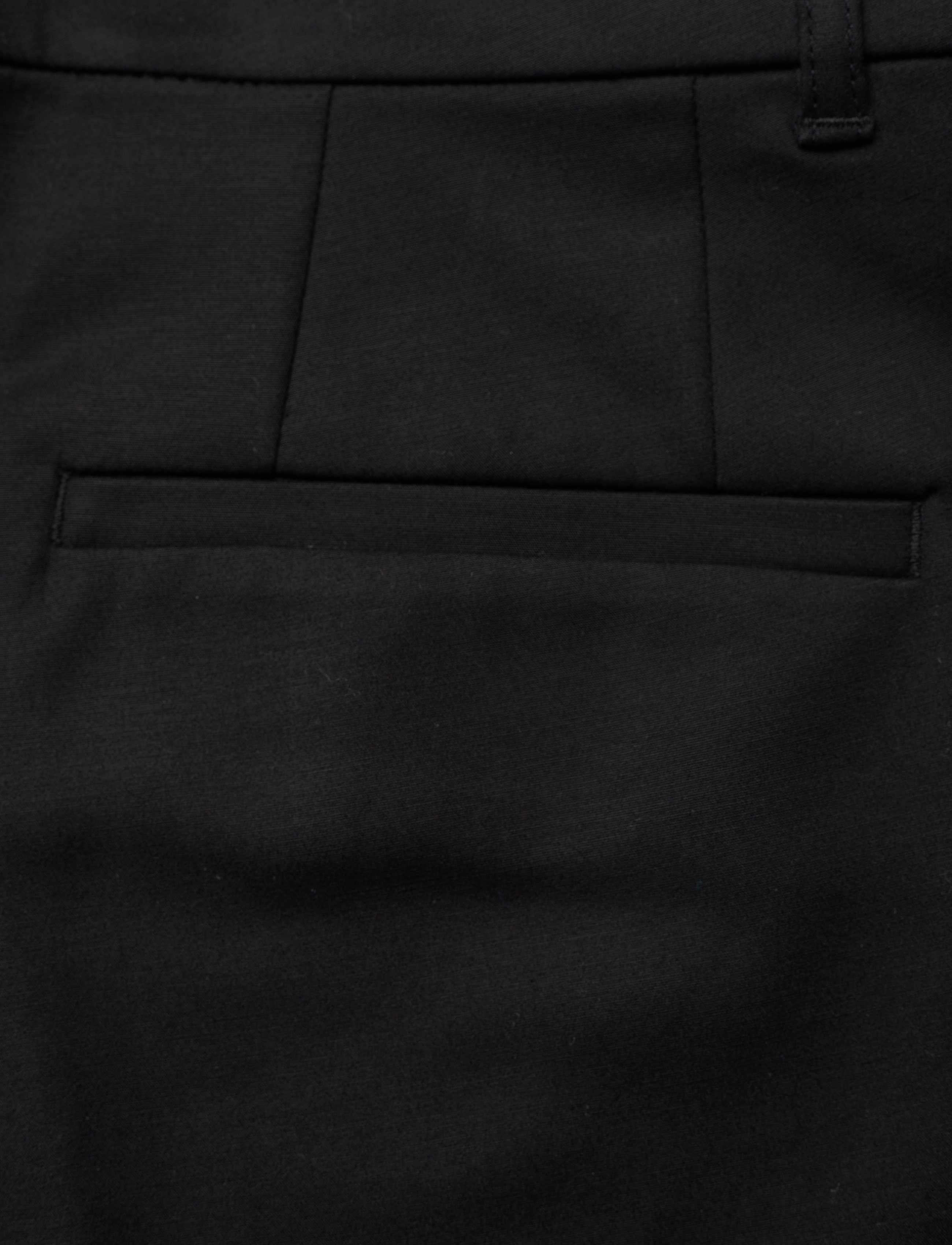 Lauren Ralph Lauren - Double-Faced Stretch Cotton Pant - slim fit bukser - polo black - 5