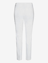 Lauren Ralph Lauren - Double-Faced Stretch Cotton Pant - slim fit bukser - white - 2
