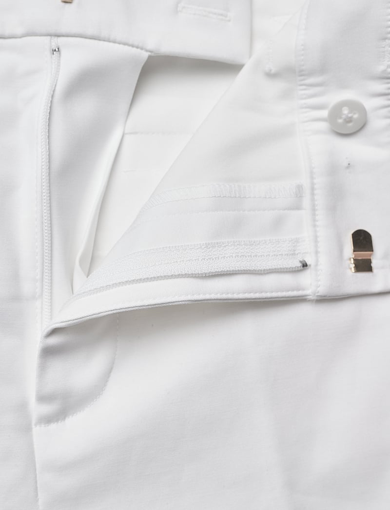 Lauren Ralph Lauren - Stretch Cotton-Blend Pant - slim fit-byxor - white - 4