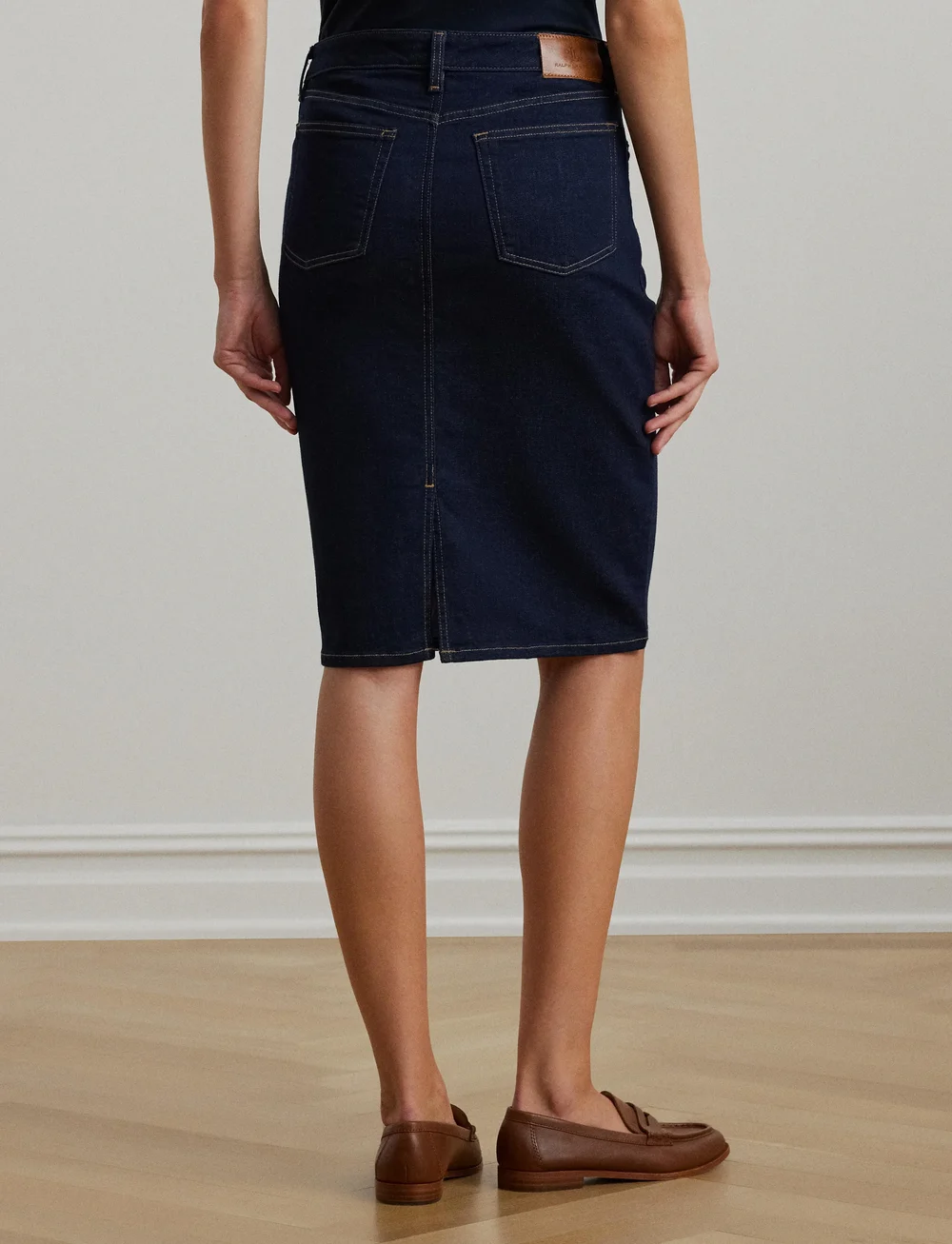 Lauren Ralph Lauren - Denim Skirt - midinederdele - rinse wash - 2