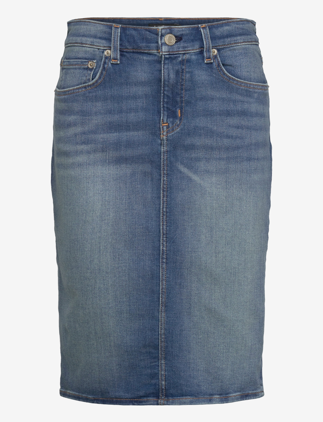Lauren Ralph Lauren - Denim Skirt - jeanskjolar - sunset indigo was - 0