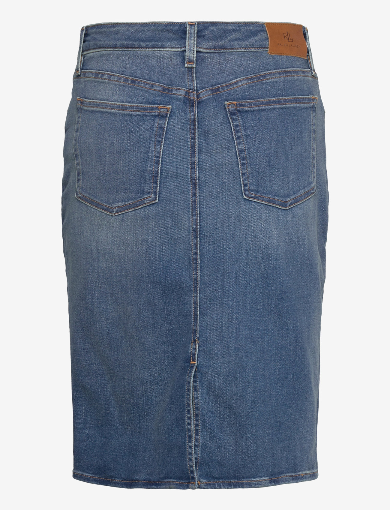 Lauren Ralph Lauren - Denim Skirt - jeanskjolar - sunset indigo was - 1