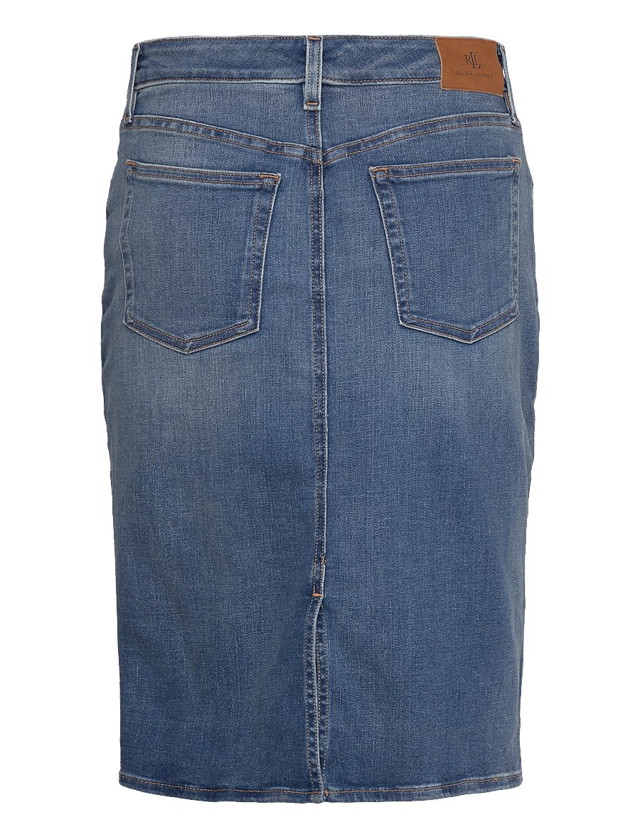 Lauren Ralph Lauren - Denim Skirt - jeanskjolar - sunset indigo was - 2