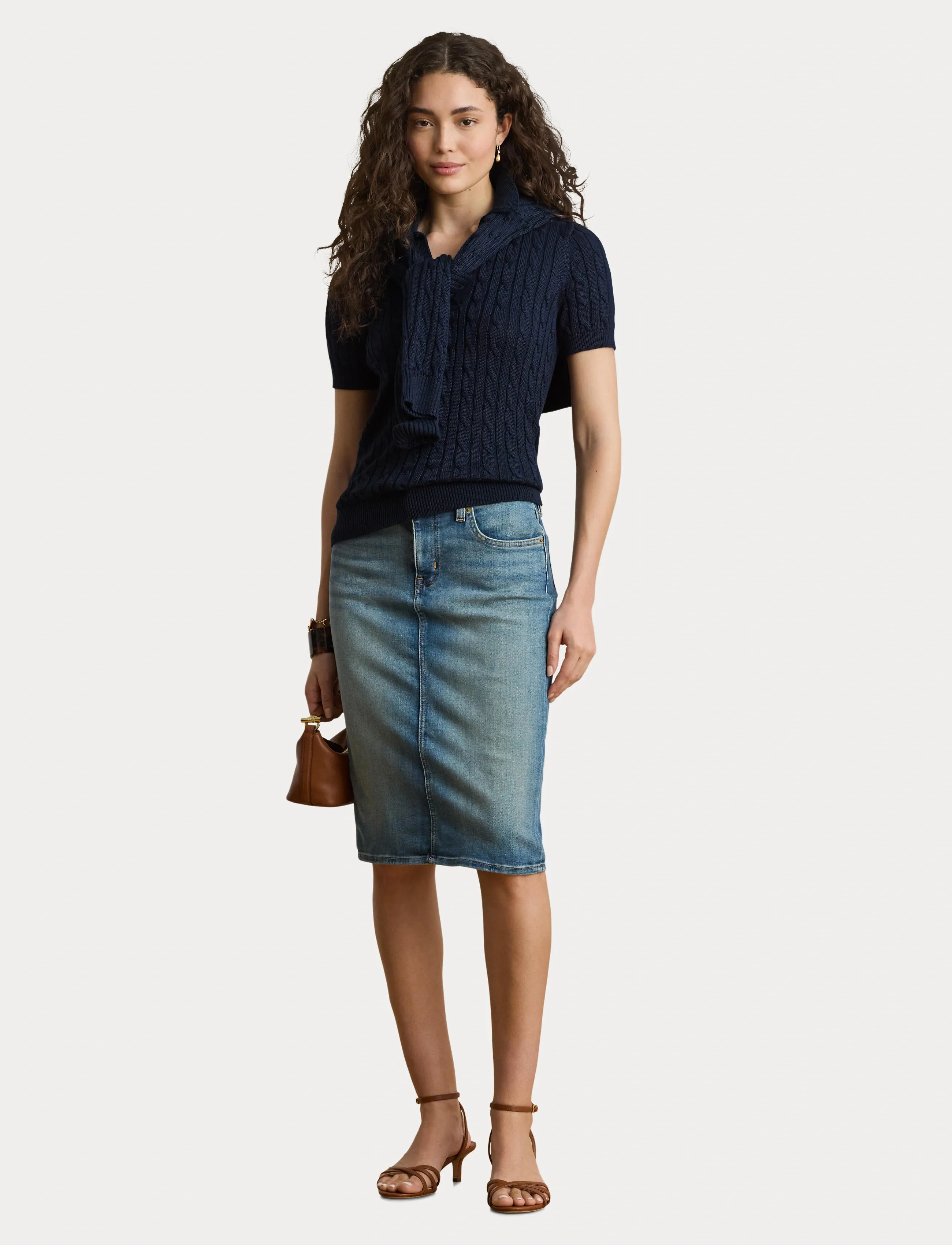 Lauren Ralph Lauren Denim Skirt jeanskjolar dam – bild 5