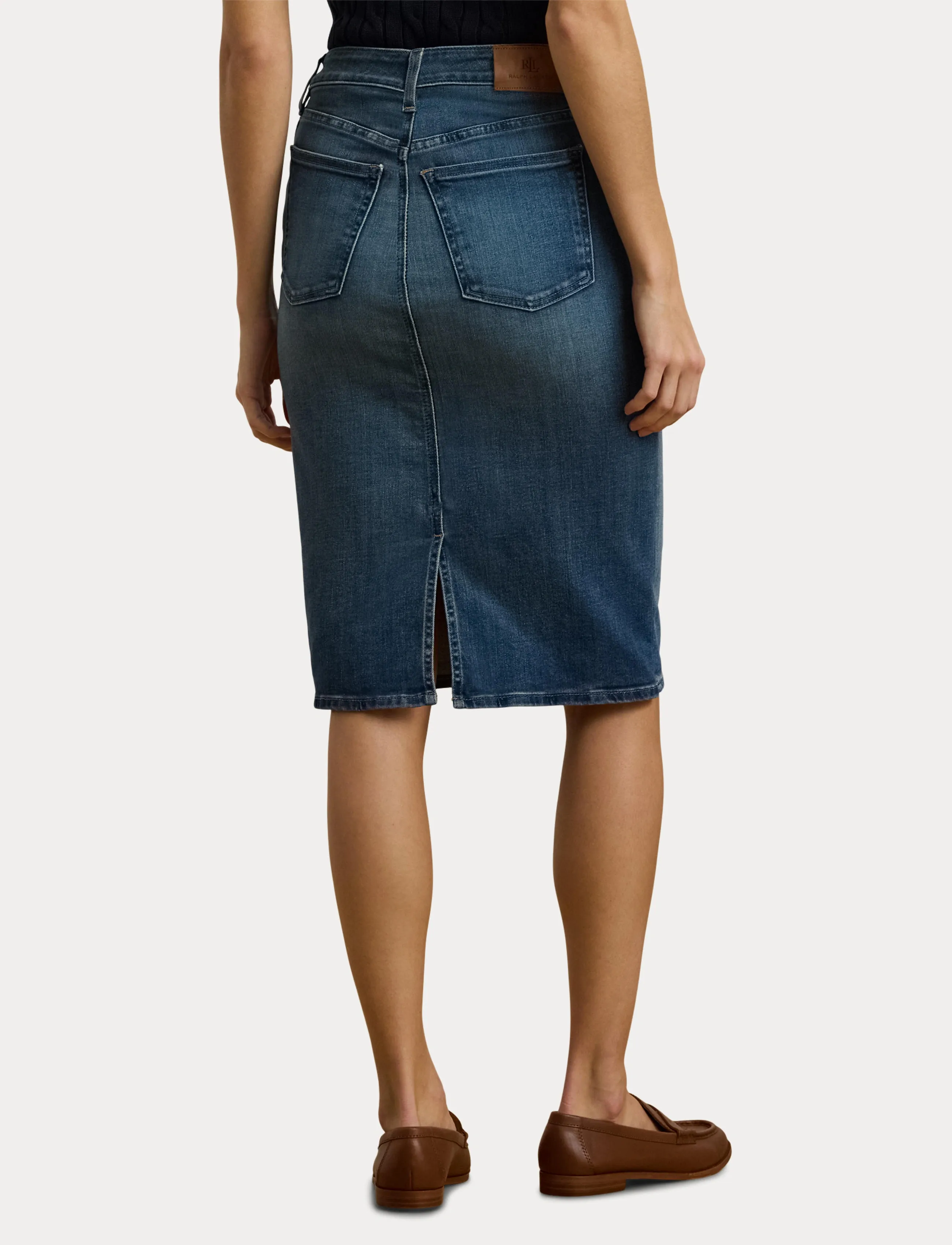 Lauren Ralph Lauren Denim Skirt jeanskjolar dam – bild 7