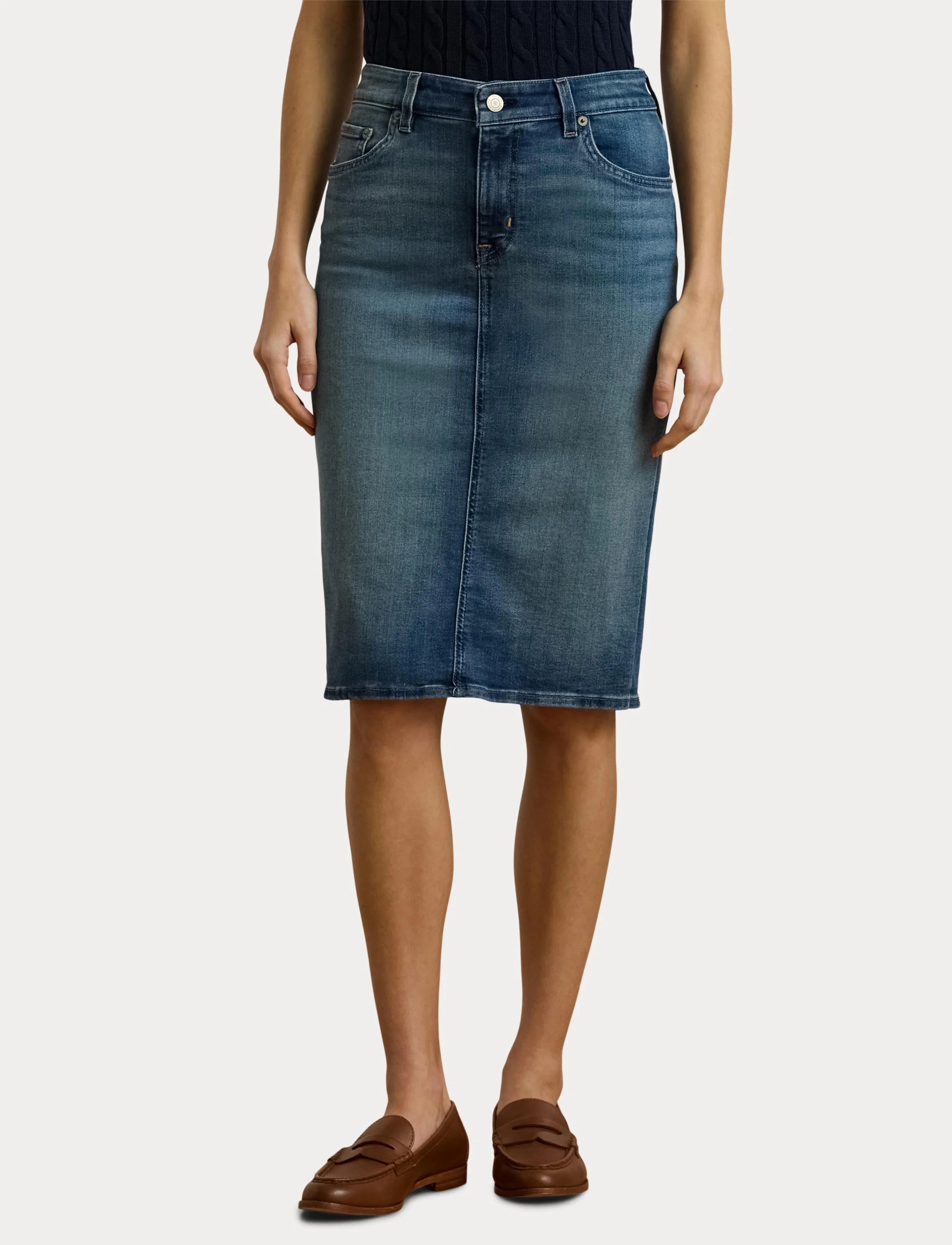 Lauren Ralph Lauren Denim Skirt jeanskjolar dam – bild 8