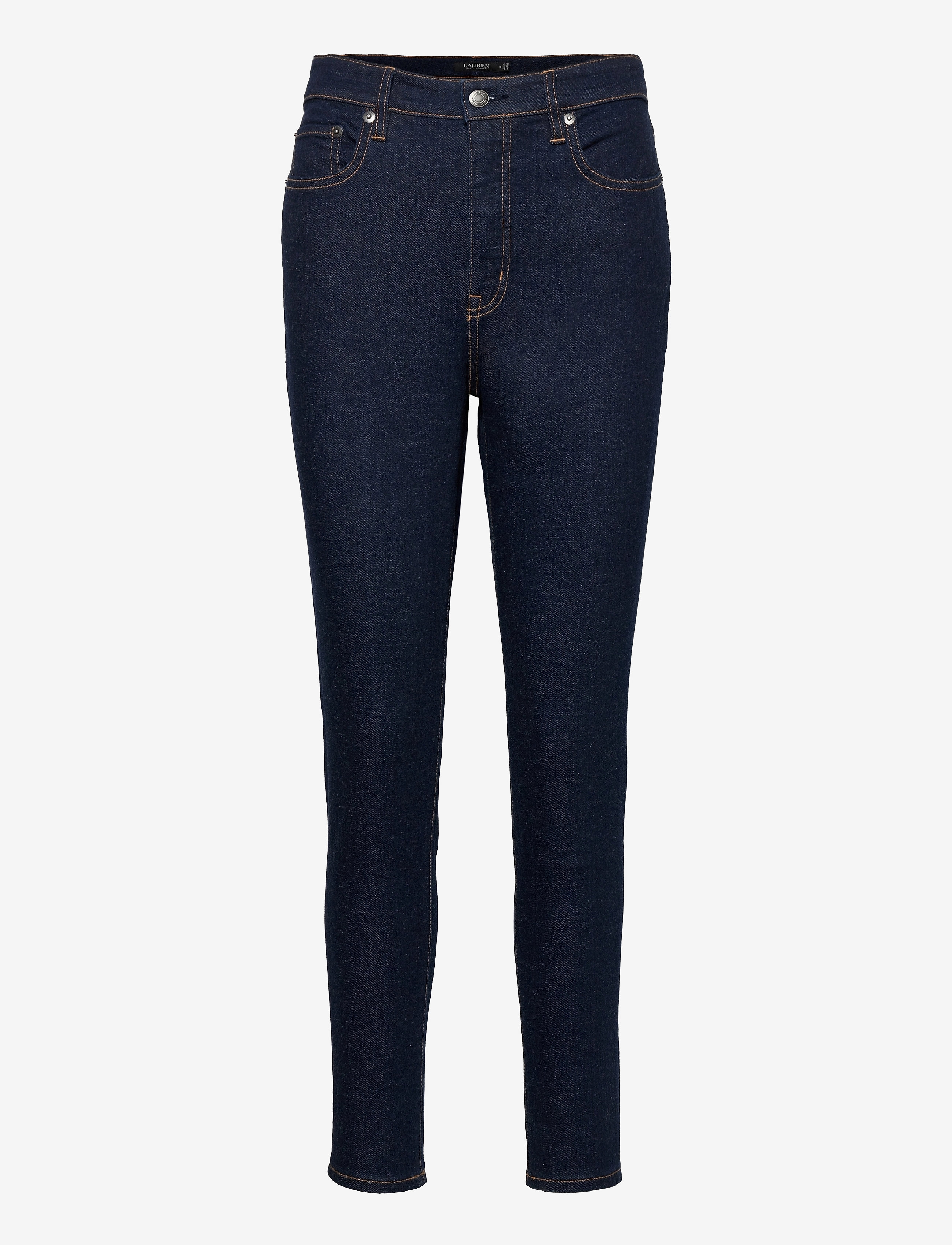 Lauren Ralph Lauren - High-Rise Skinny Ankle Jean - rinse wash - 1