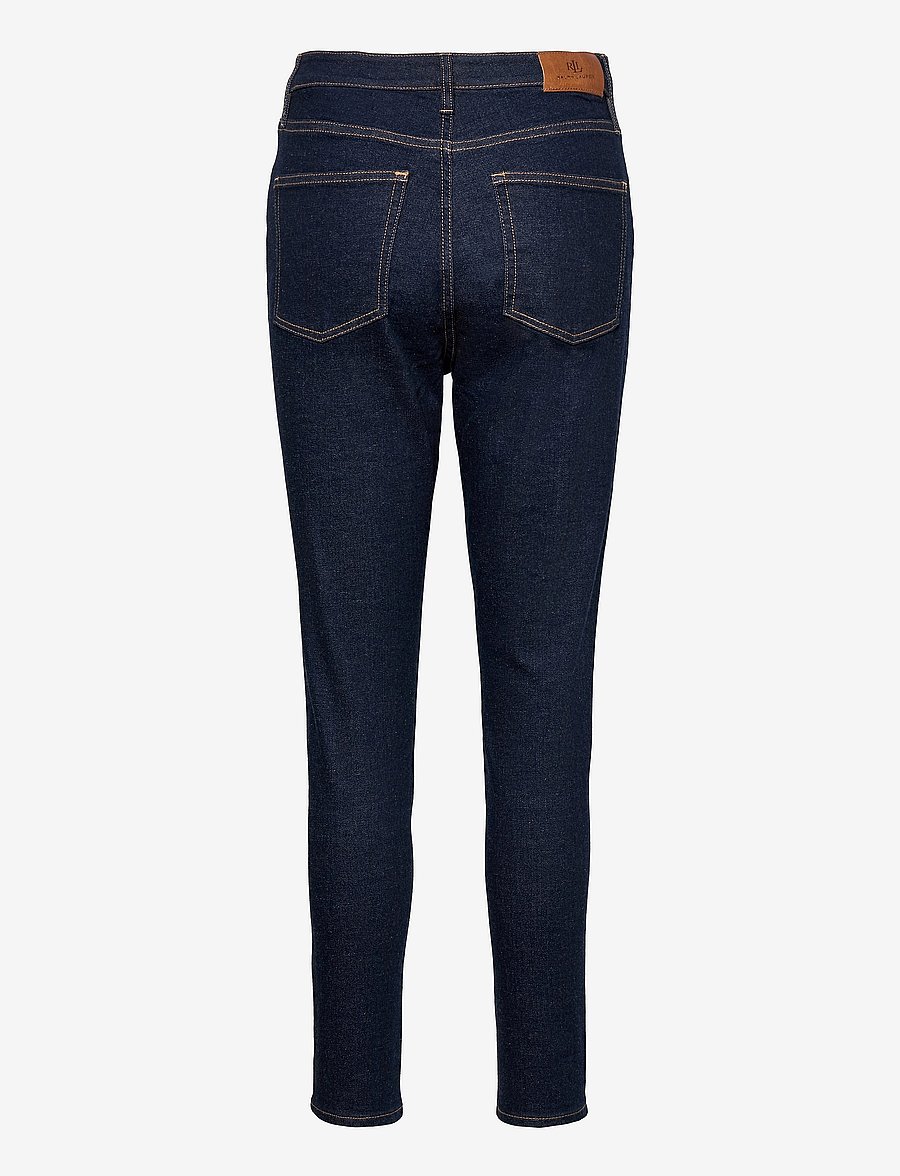 Lauren Ralph Lauren - High-Rise Skinny Ankle Jean - rinse wash - 2