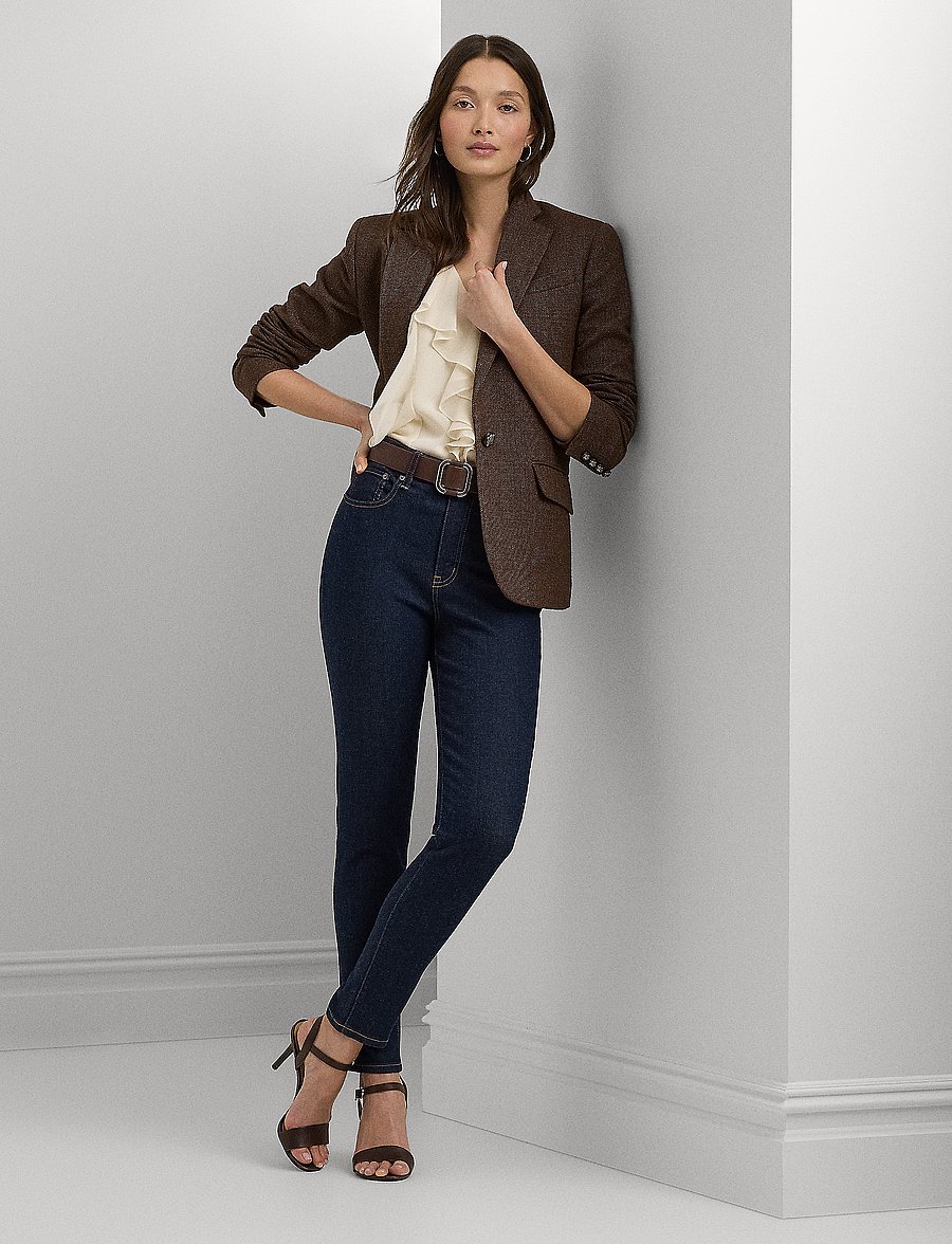 Lauren Ralph Lauren - High-Rise Skinny Ankle Jean - rinse wash - 0