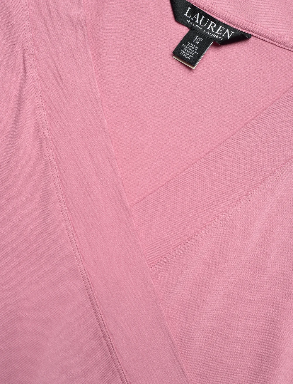 Lauren Ralph Lauren - Surplice Jersey Top - langærmede bluser - rose mauve - 2