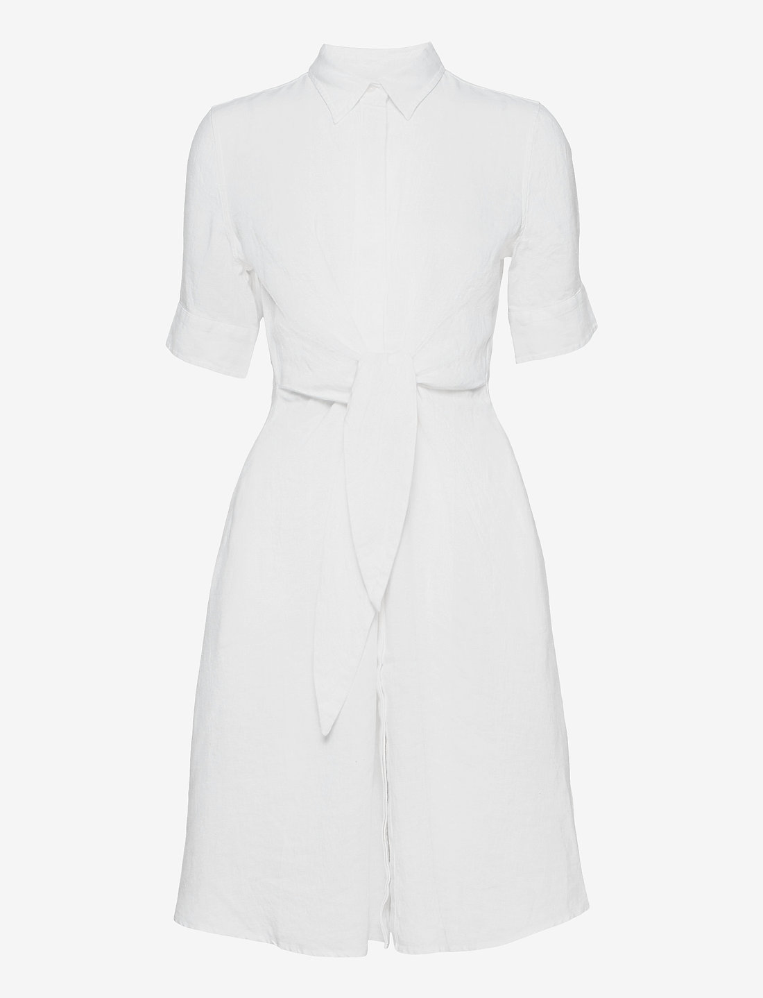 Lauren Ralph Lauren - Linen Shirtdress - skjortekjoler - white - 1