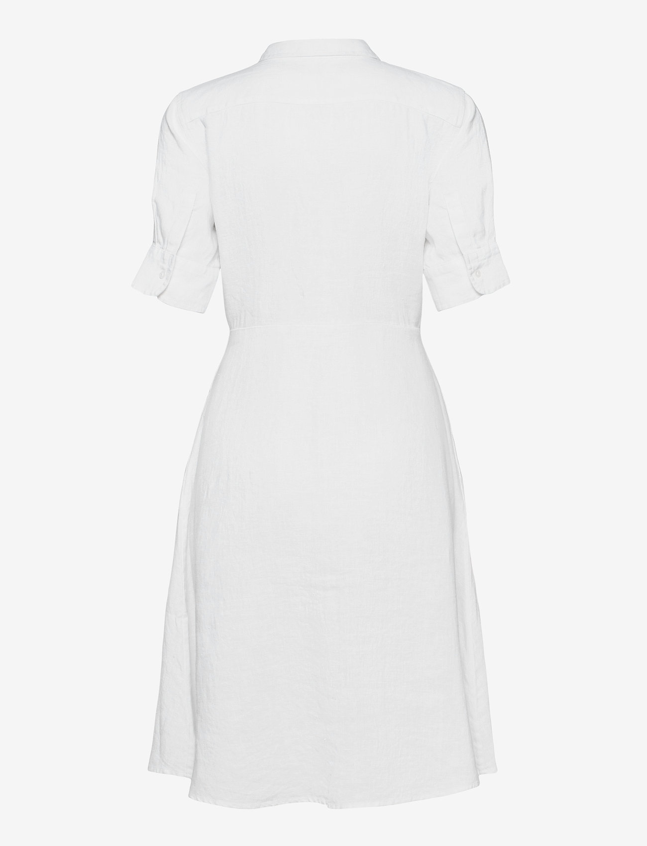 Lauren Ralph Lauren - Linen Shirtdress - midi dresses - white - 2