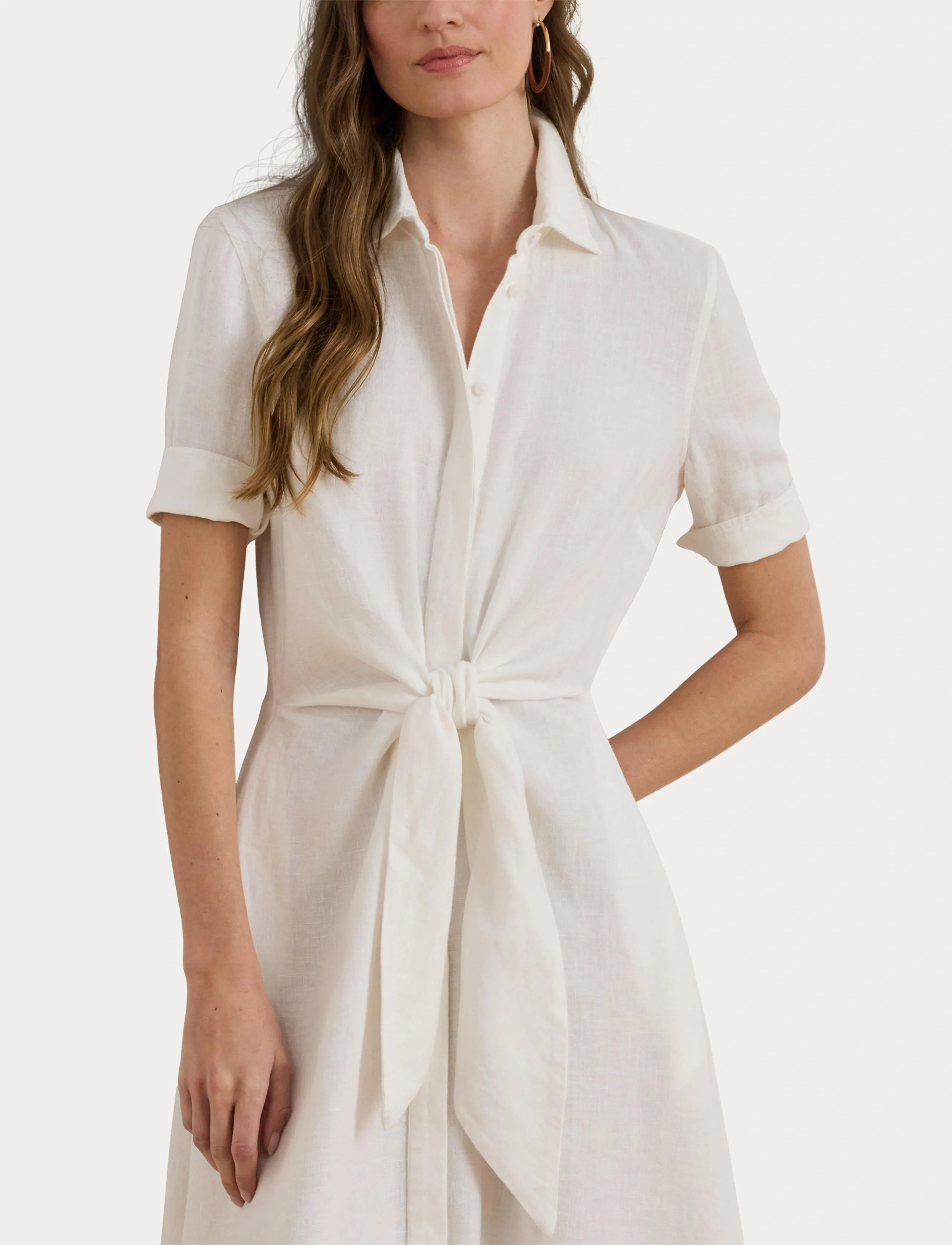 Lauren Ralph Lauren Classic Linen-Dress klänningar dam – bild 6