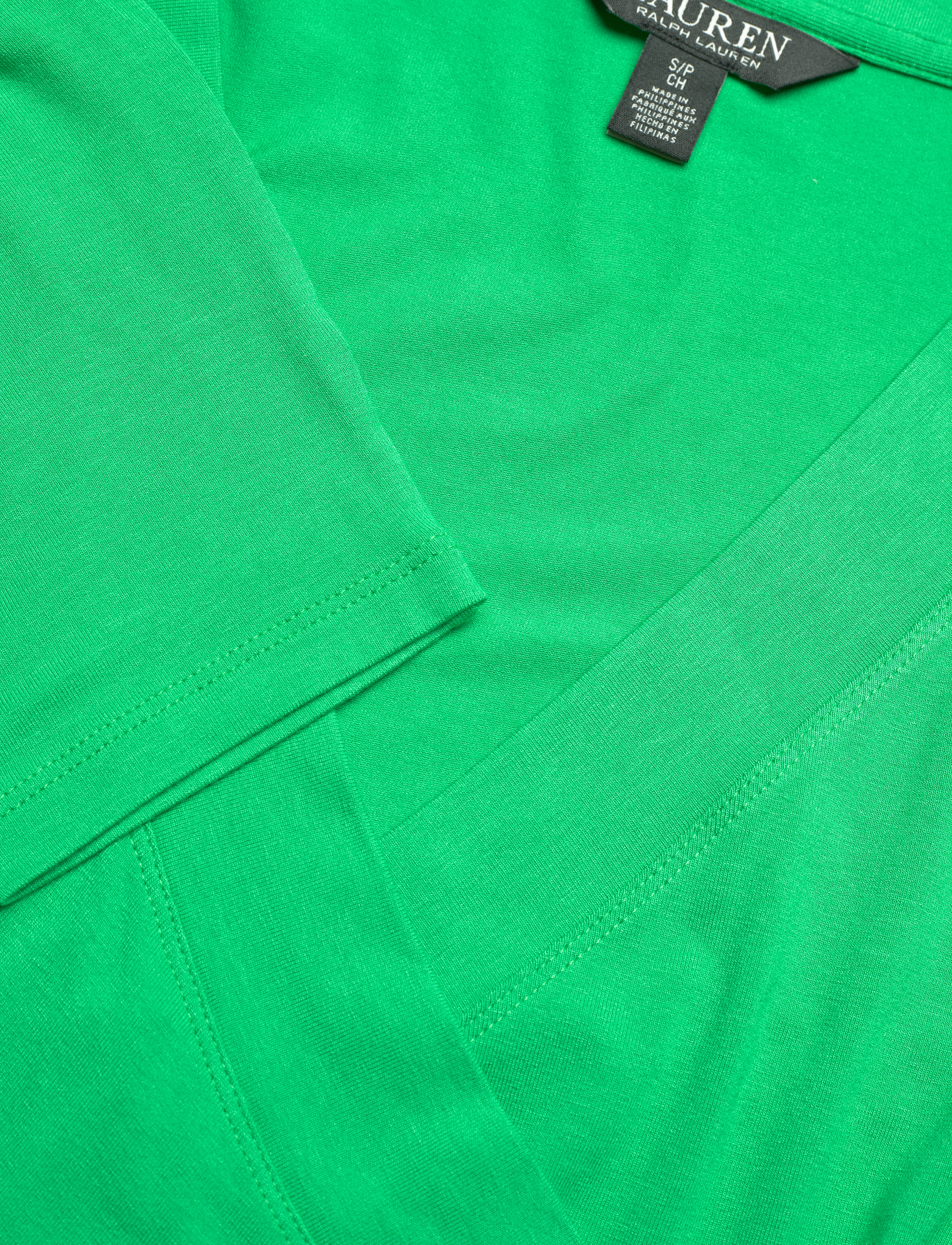 Lauren Ralph Lauren - Surplice Jersey Top - green topaz - 2