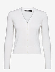 Cotton-Modal Cardigan Sweater - WHITE