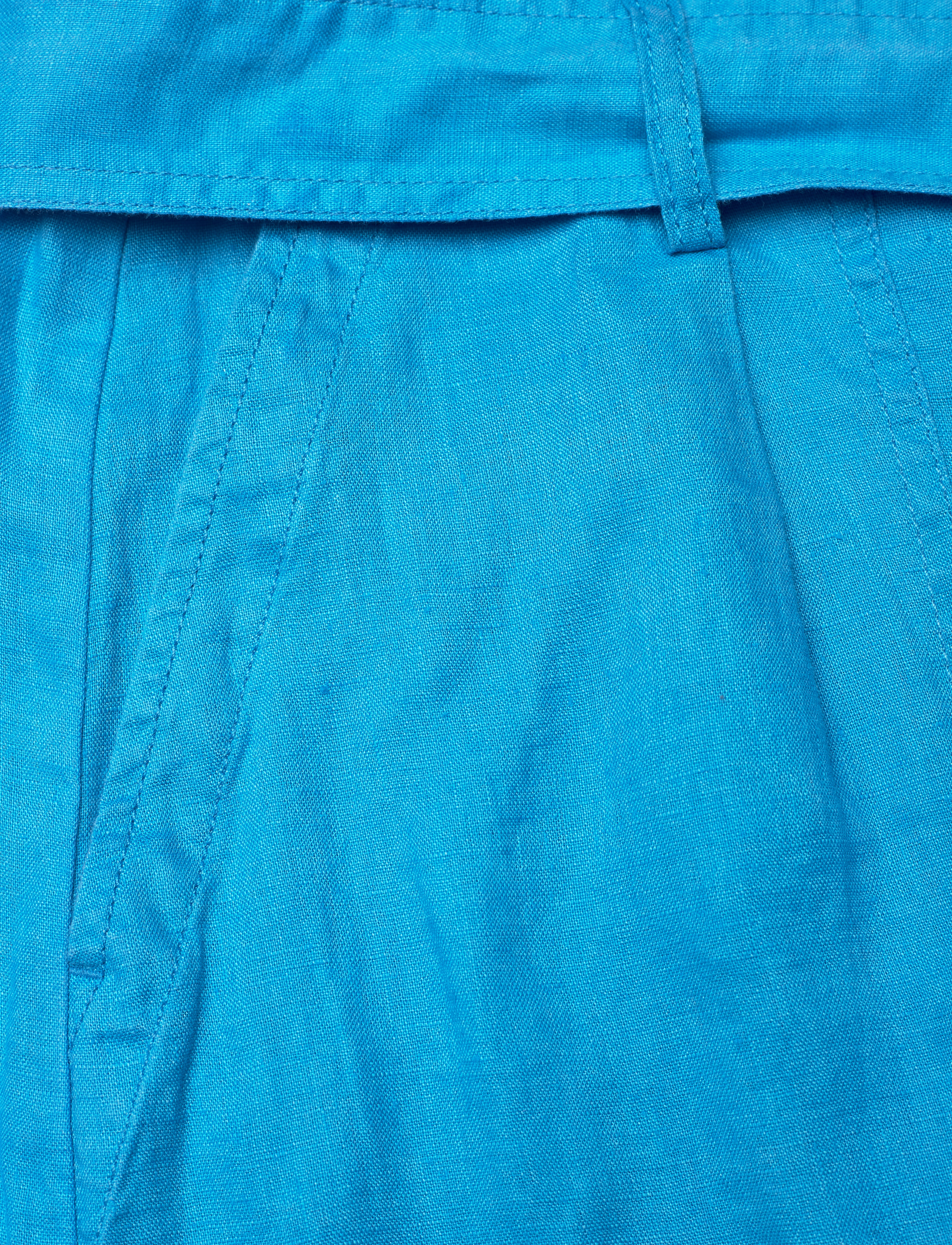 Lauren Ralph Lauren - Belted Linen Short - casual shorts - blaze ocean - 4