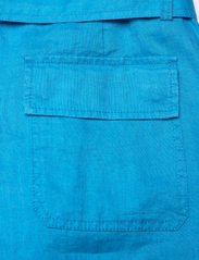 Lauren Ralph Lauren - Belted Linen Short - paperbag shorts - blaze ocean - 5