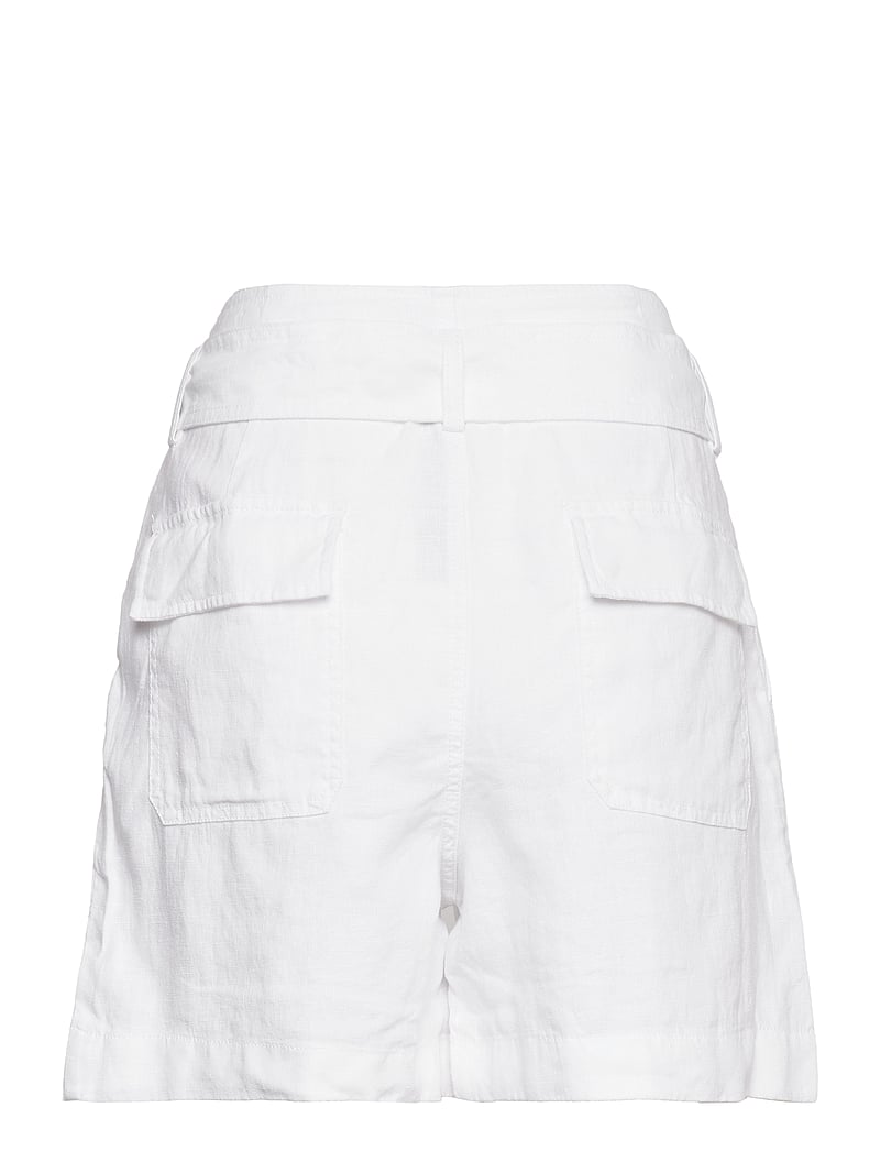 Lauren Ralph Lauren - Belted Linen Short - linneshorts - white - 2