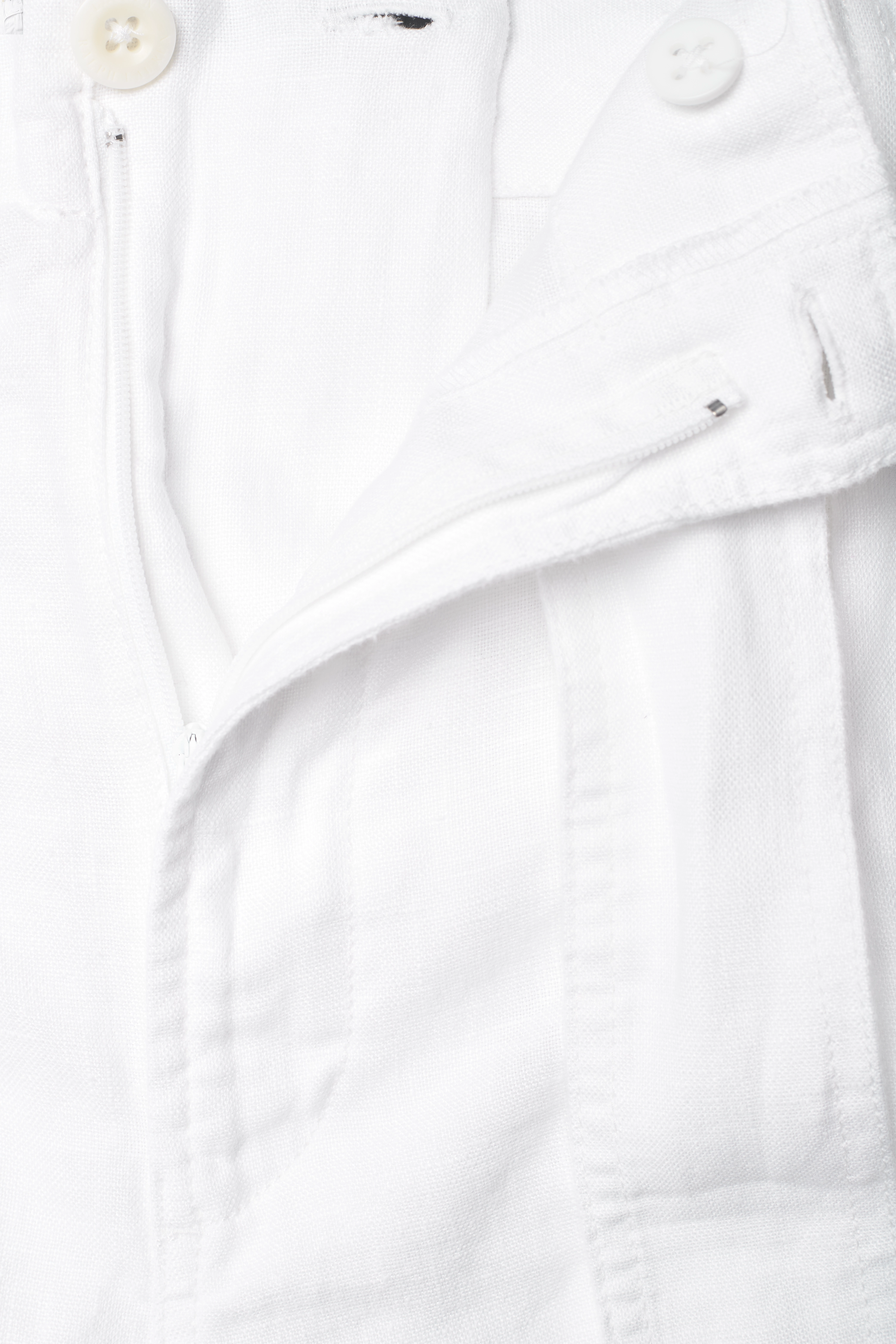 Lauren Ralph Lauren - Belted Linen Short - white - 4