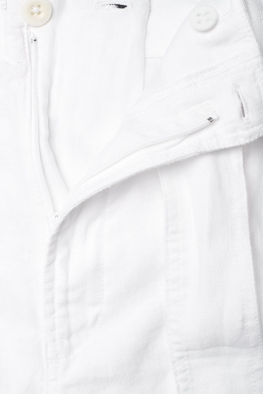 Lauren Ralph Lauren - Belted Linen Short - white - 4