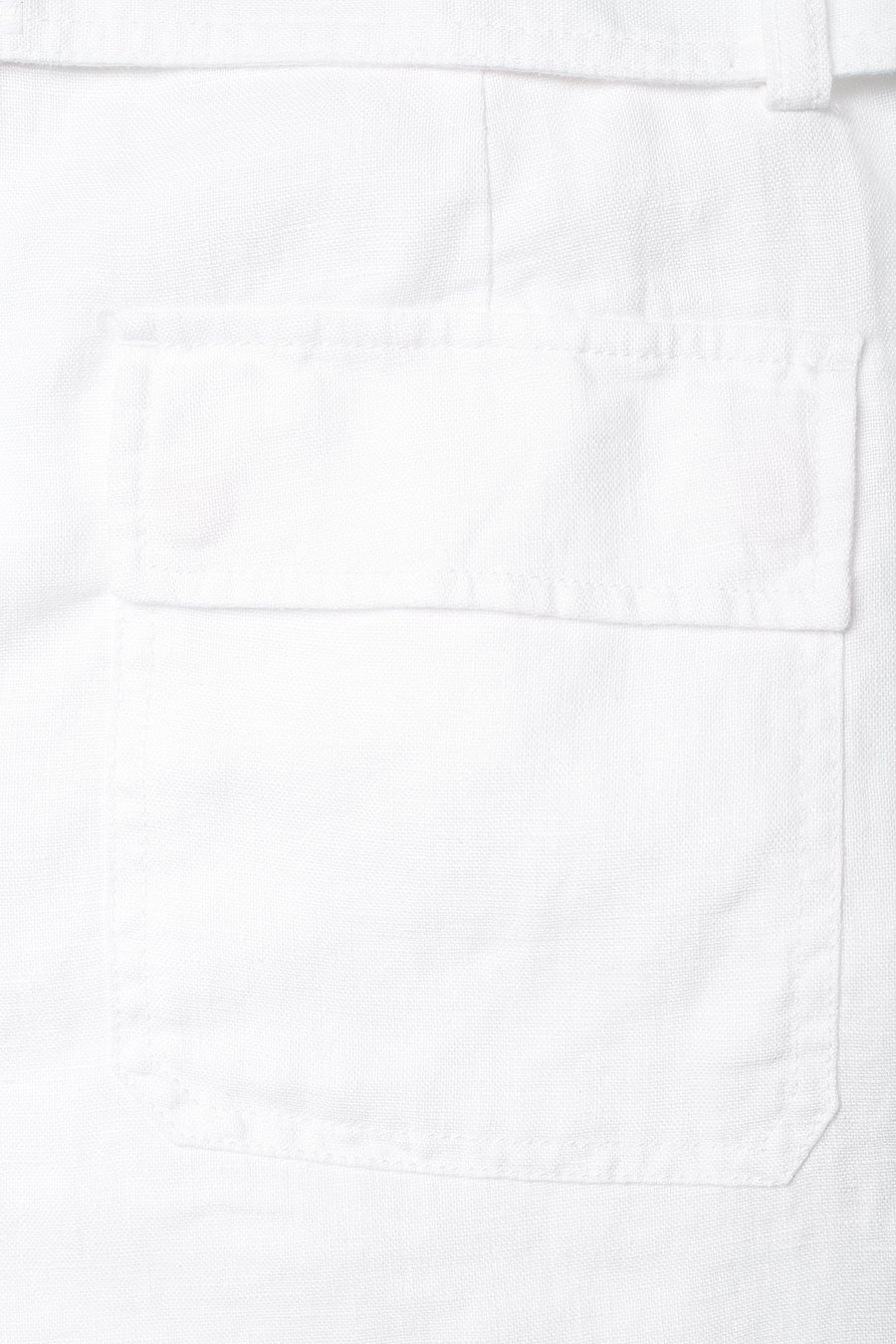 Lauren Ralph Lauren - Belted Linen Short - white - 5