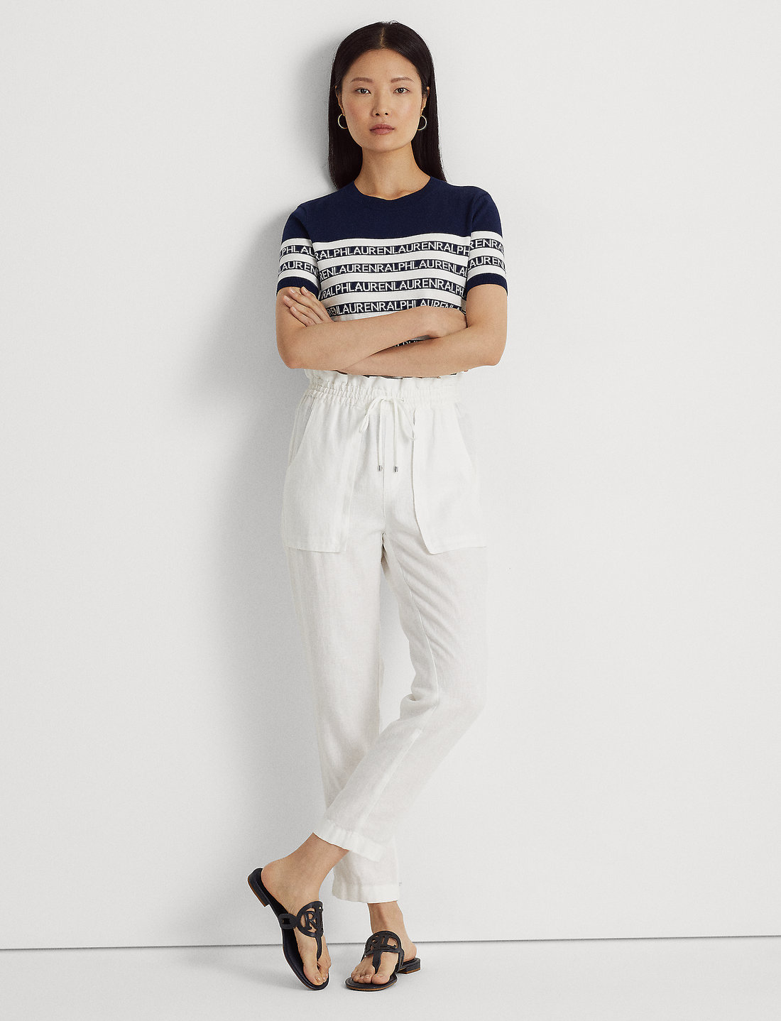 Lauren ralph lauren linen pants Clearance